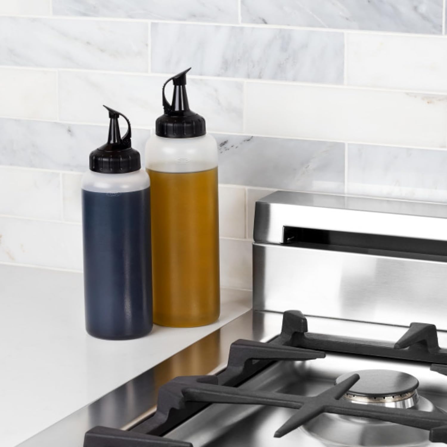 OXO Good Grips Chefs Squeeze Bottle Set - Durable Easy to Use