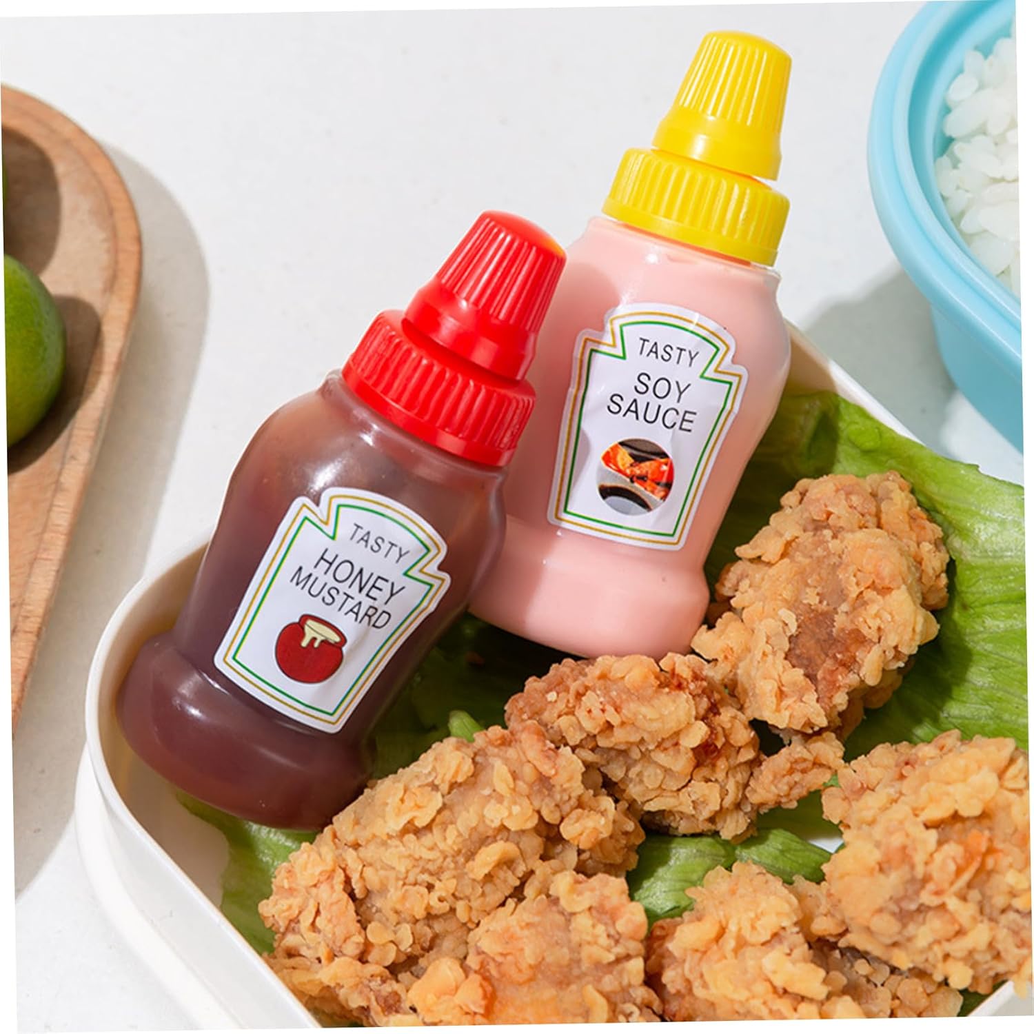 Neroyaner4-Pack Mini Ketchup Bottles