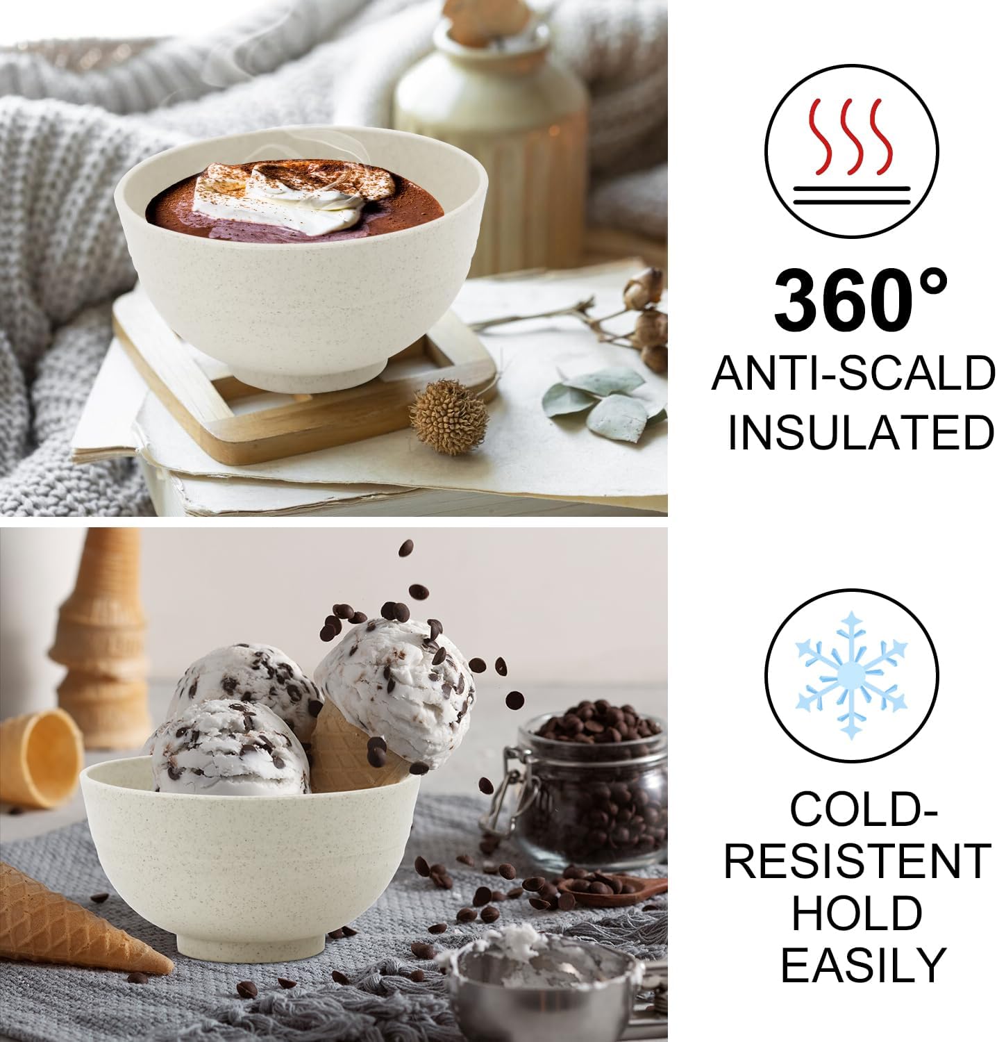 Durable and Cute Dessert Bowls for Kids