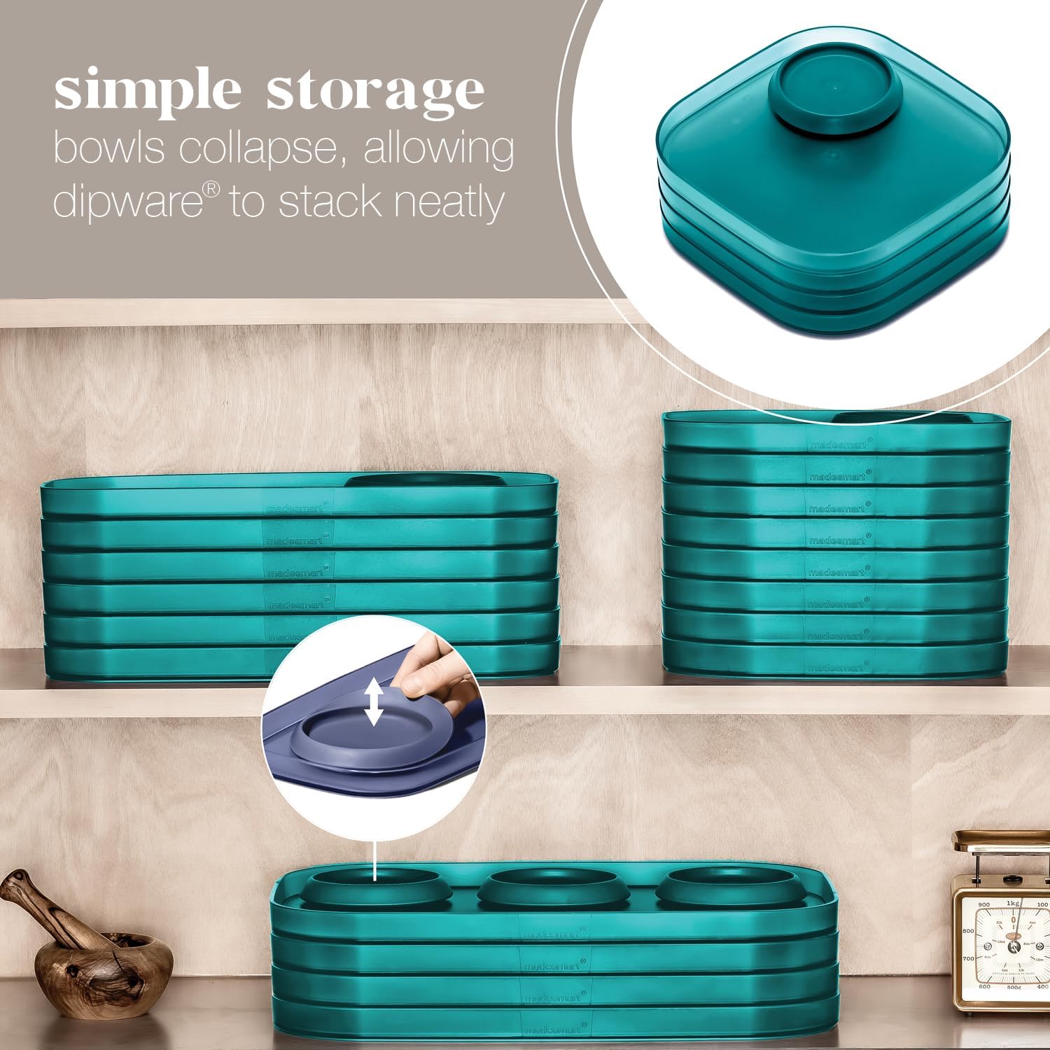 DessertCandy Serving Tray with Multipurpose Bowl