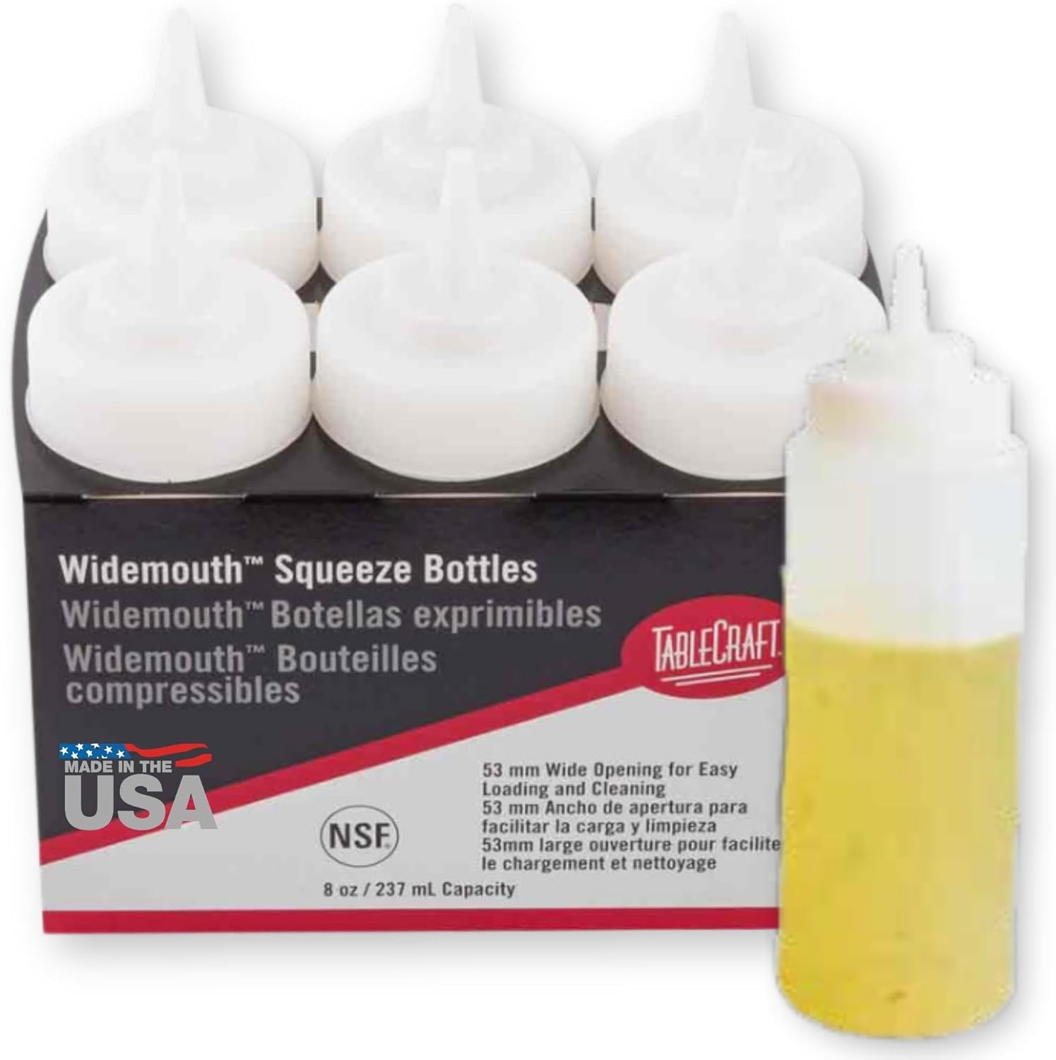8 Oz Squeeze Bottle Set