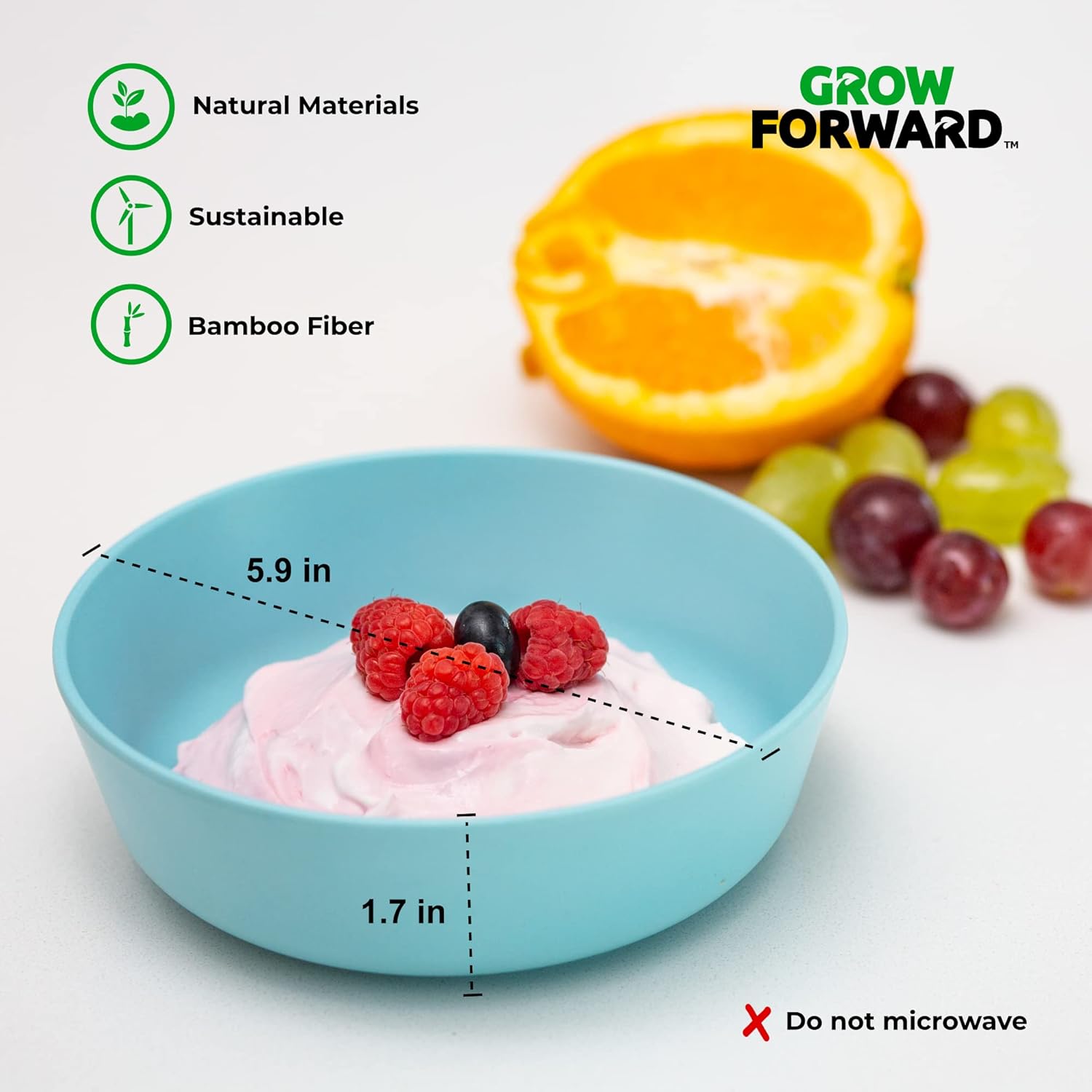 Bamboo Kids Plates Bowls Set