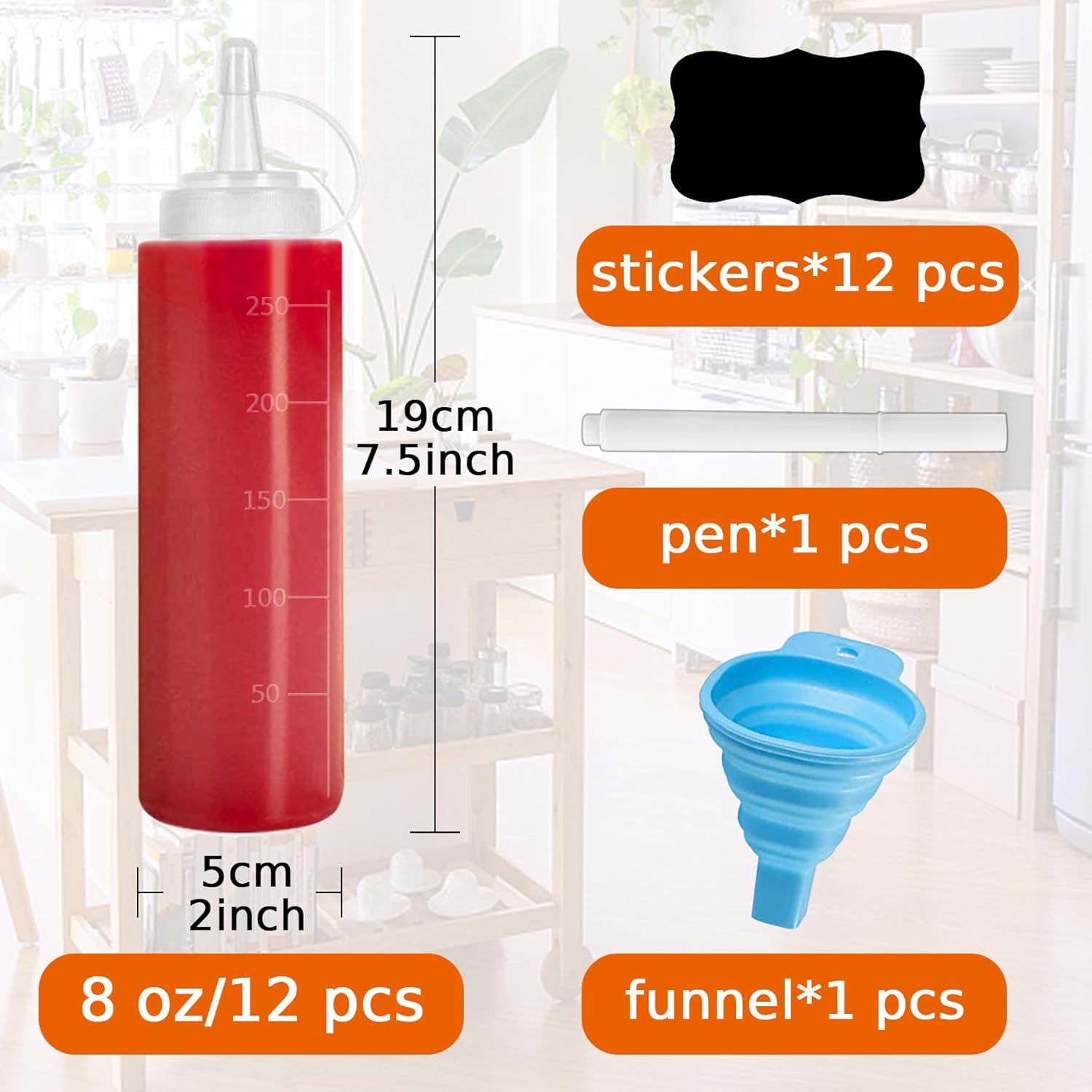 Hajoyful Squeeze Bottle Set