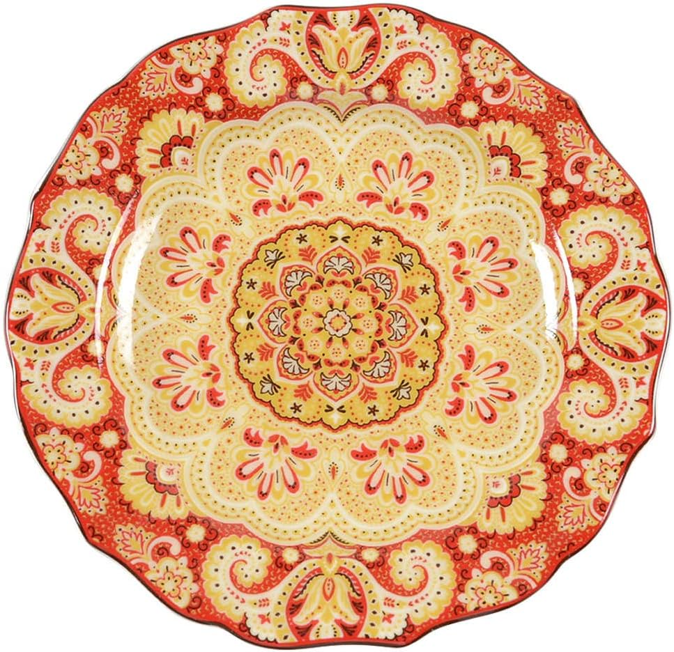 Sturdy Saffron Appetizer Plate