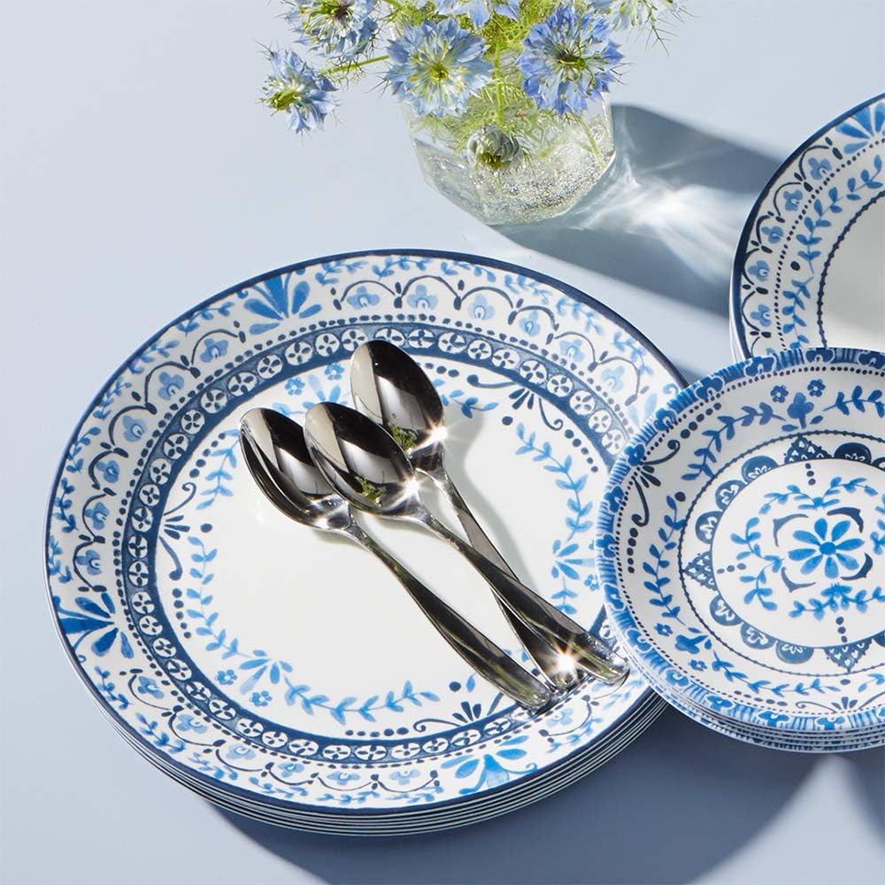 Elegant Corelle Dinnerware Set for 6 Lightweight Durable