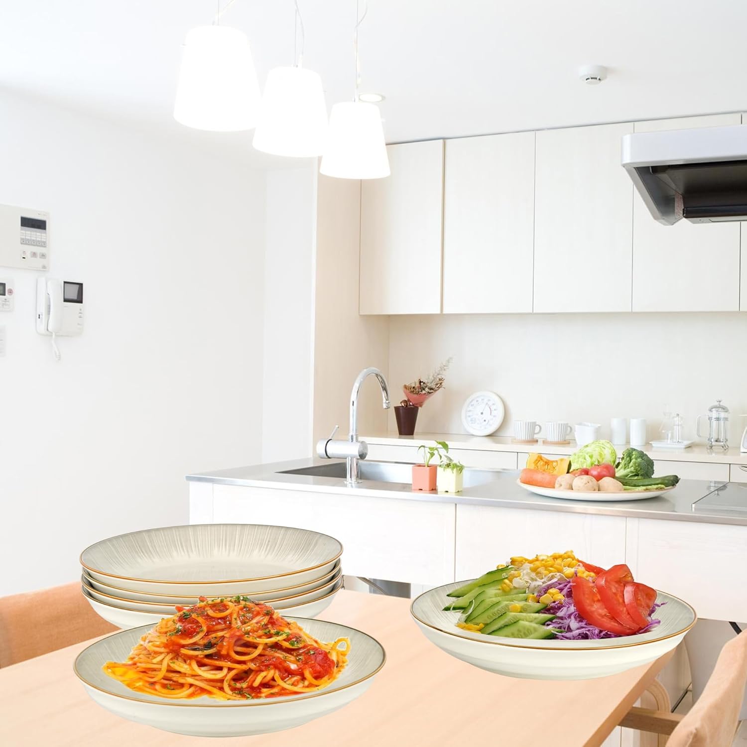 Sunshine Style Pasta Bowls 6 Set