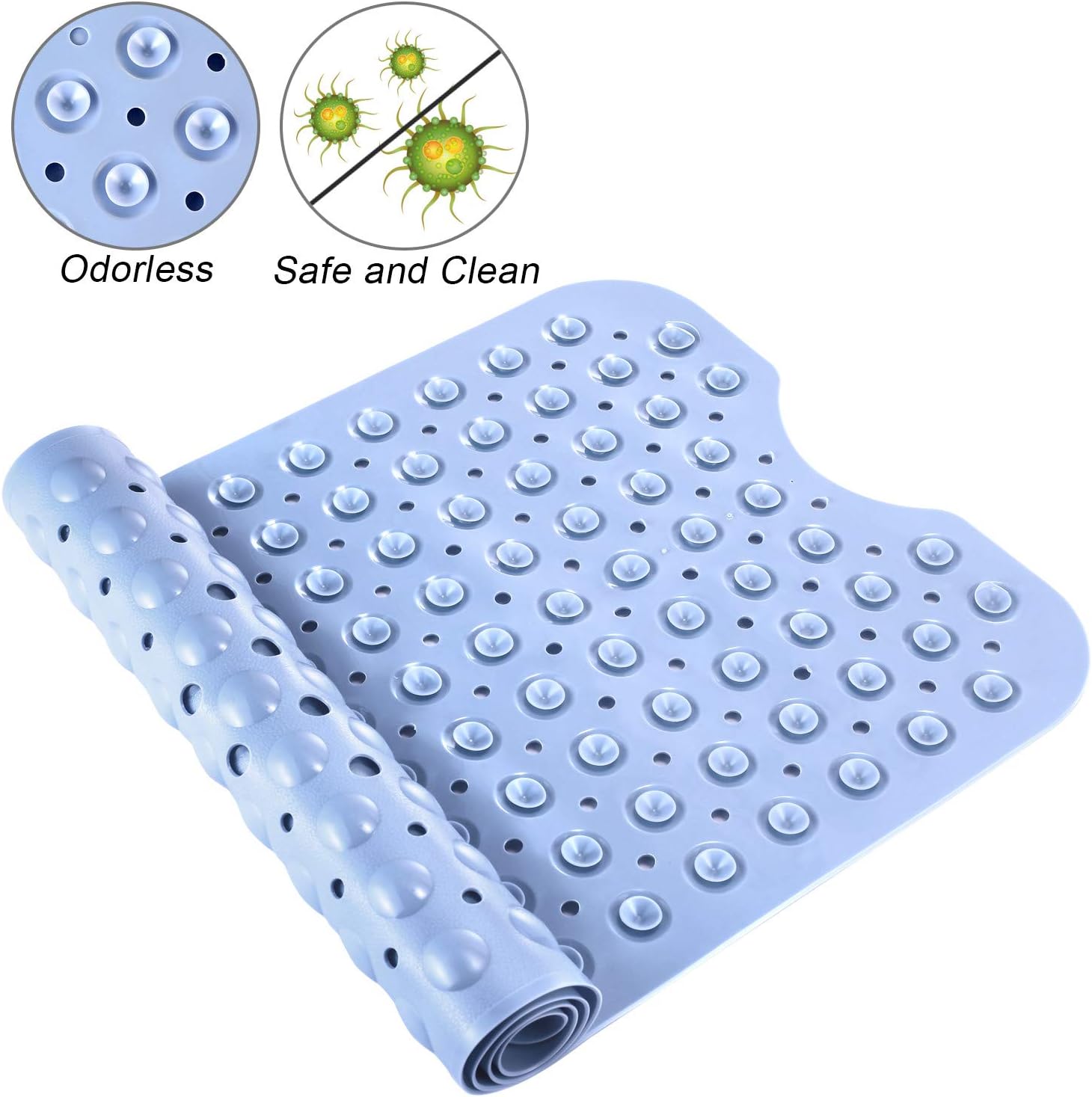 YINENN Bath Safety Mat 40x16 Inch Non Slip