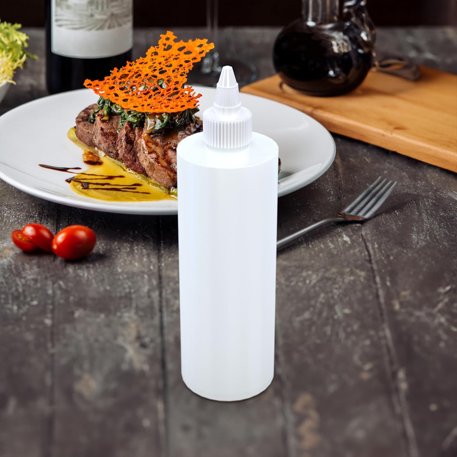 Leak-Proof Ketchup Mustard Squeeze Bottles
