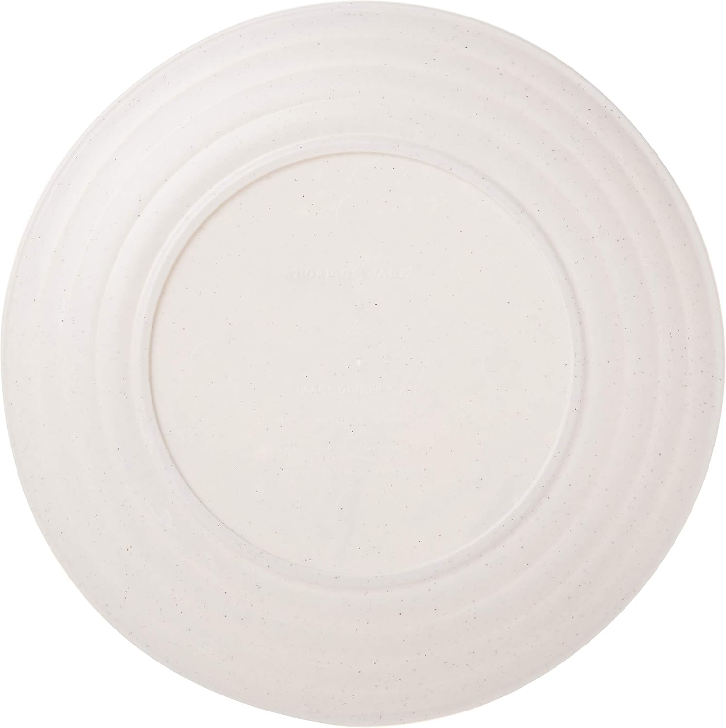Nordic Ware 4-Piece White Dinner Plates for Microwave