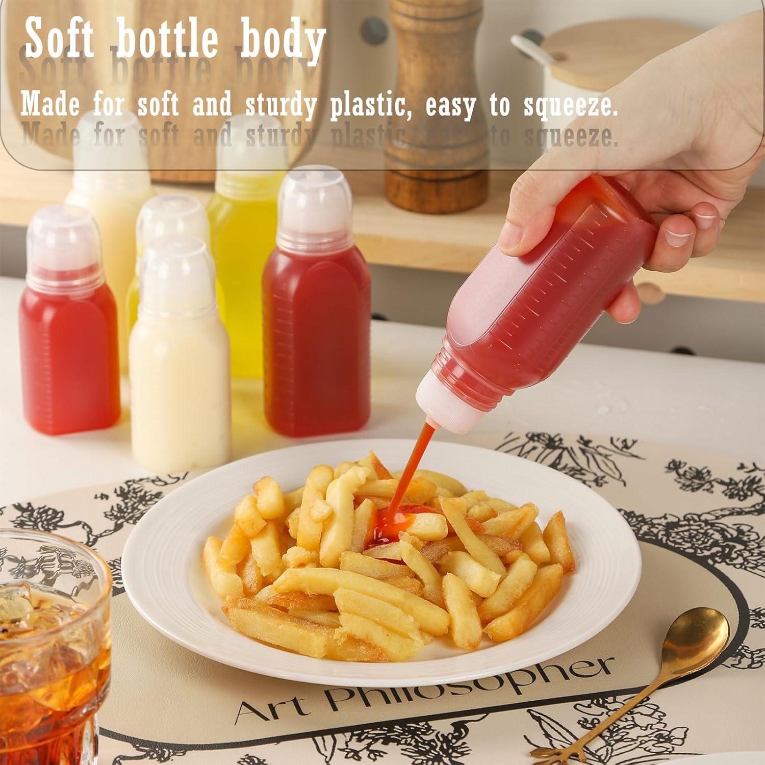 Mini Salad Dressing Containers Perfect for Luggage