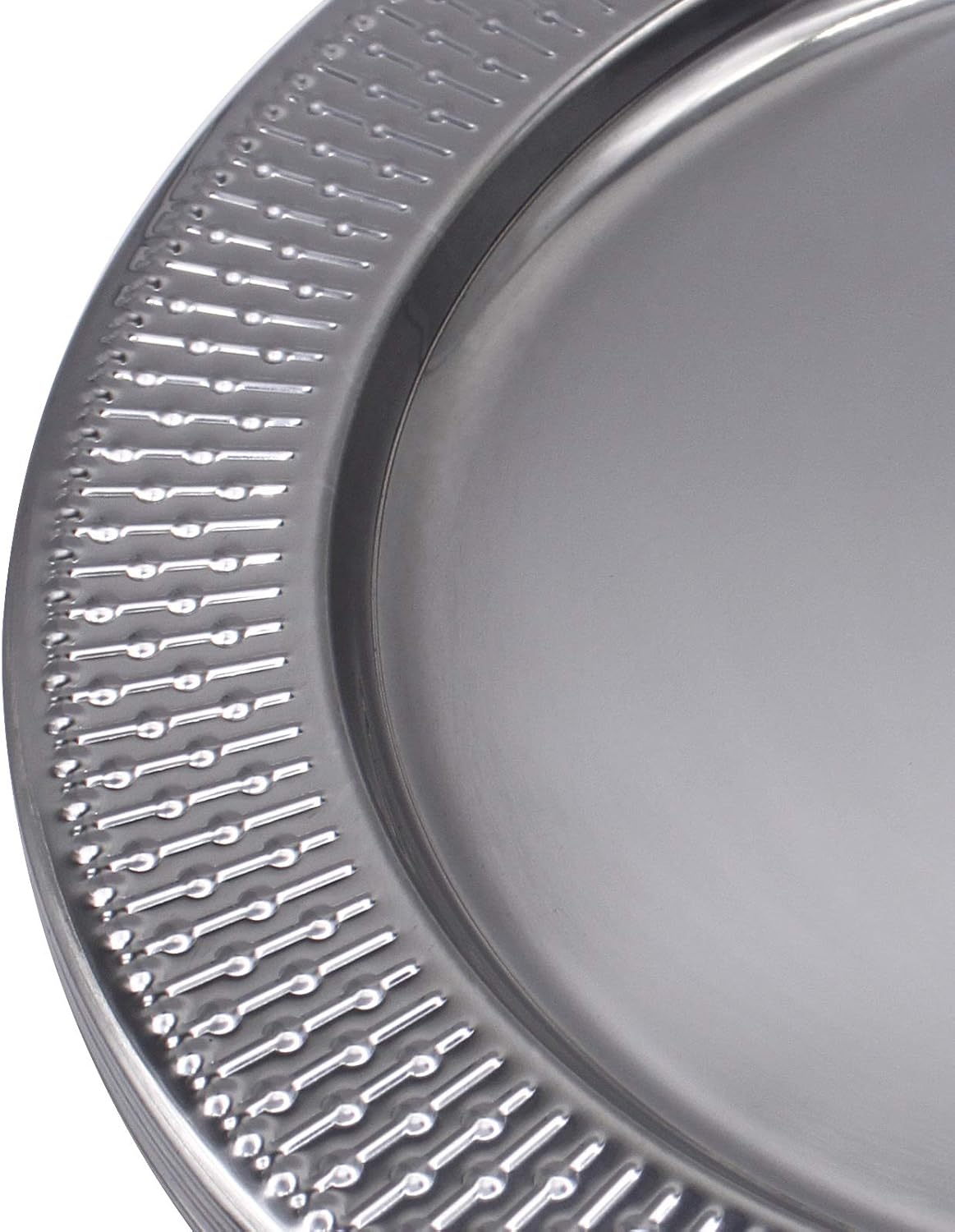 13-Inch Stainless Steel Chargers Set of 6