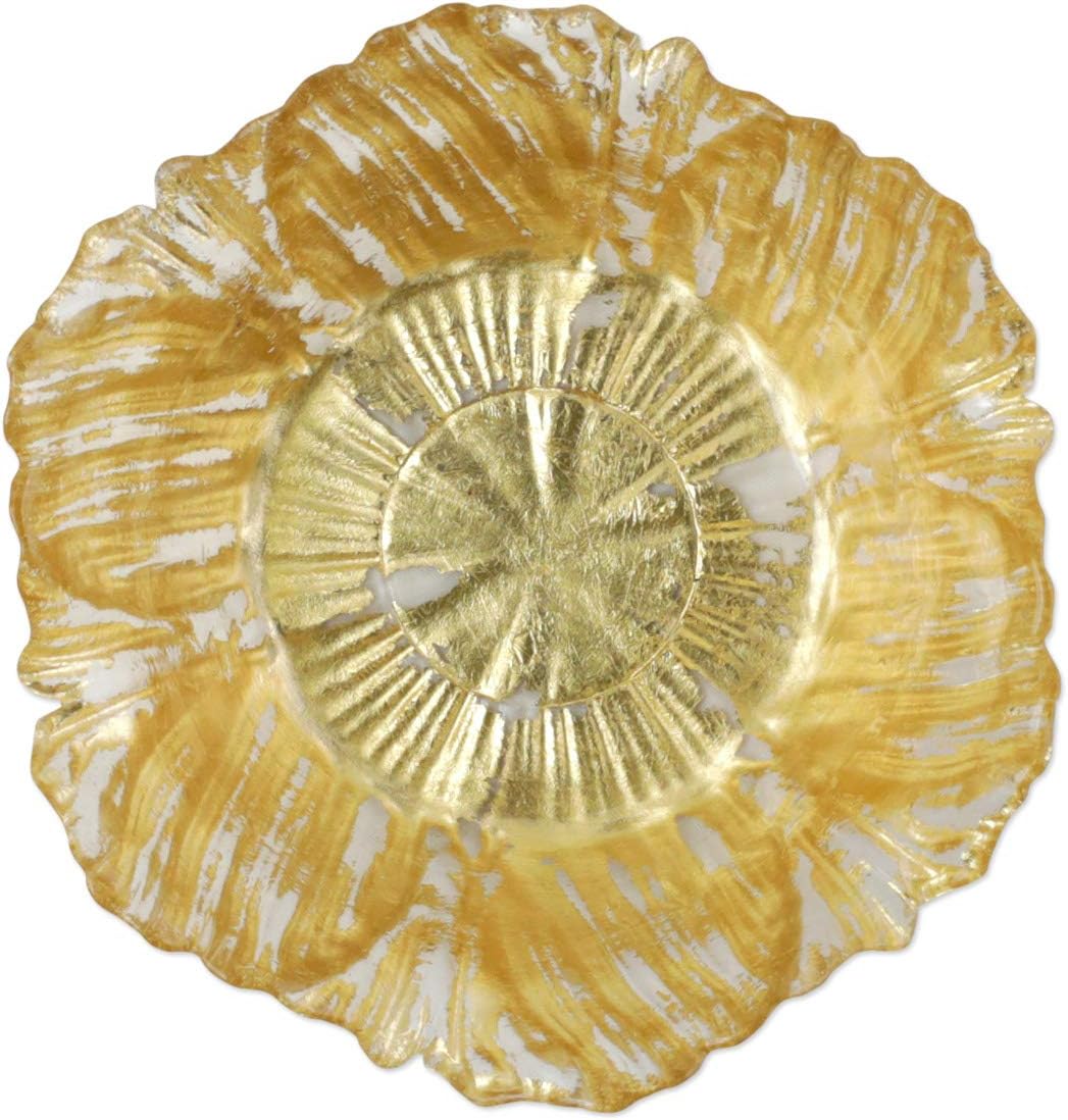 Vietri Gold Floral