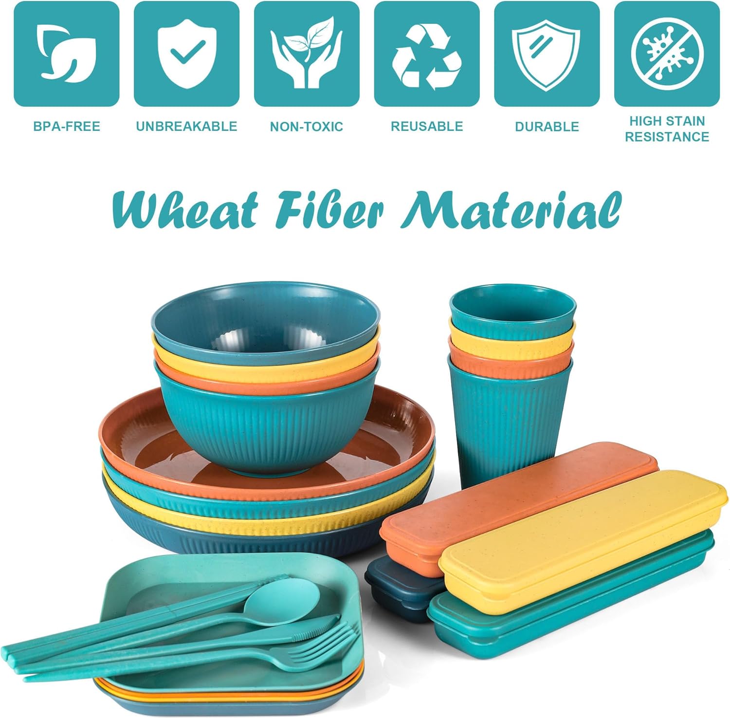 Stylish 36-Piece Dinnerware Set for Home Use