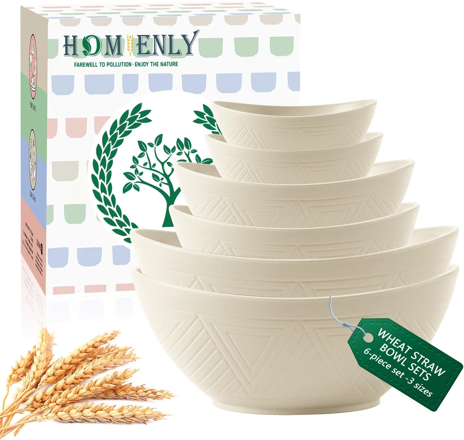 Homienly Premium Mixing Bowls Set