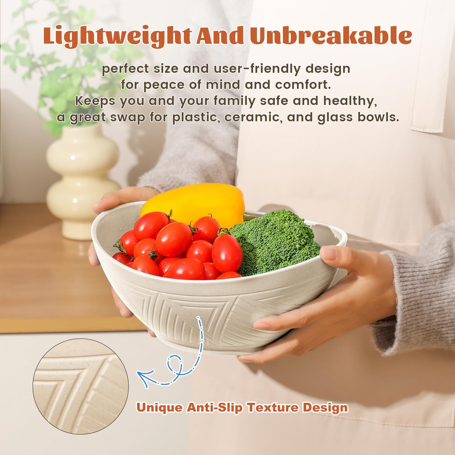 Homienly Premium Mixing Bowls Set