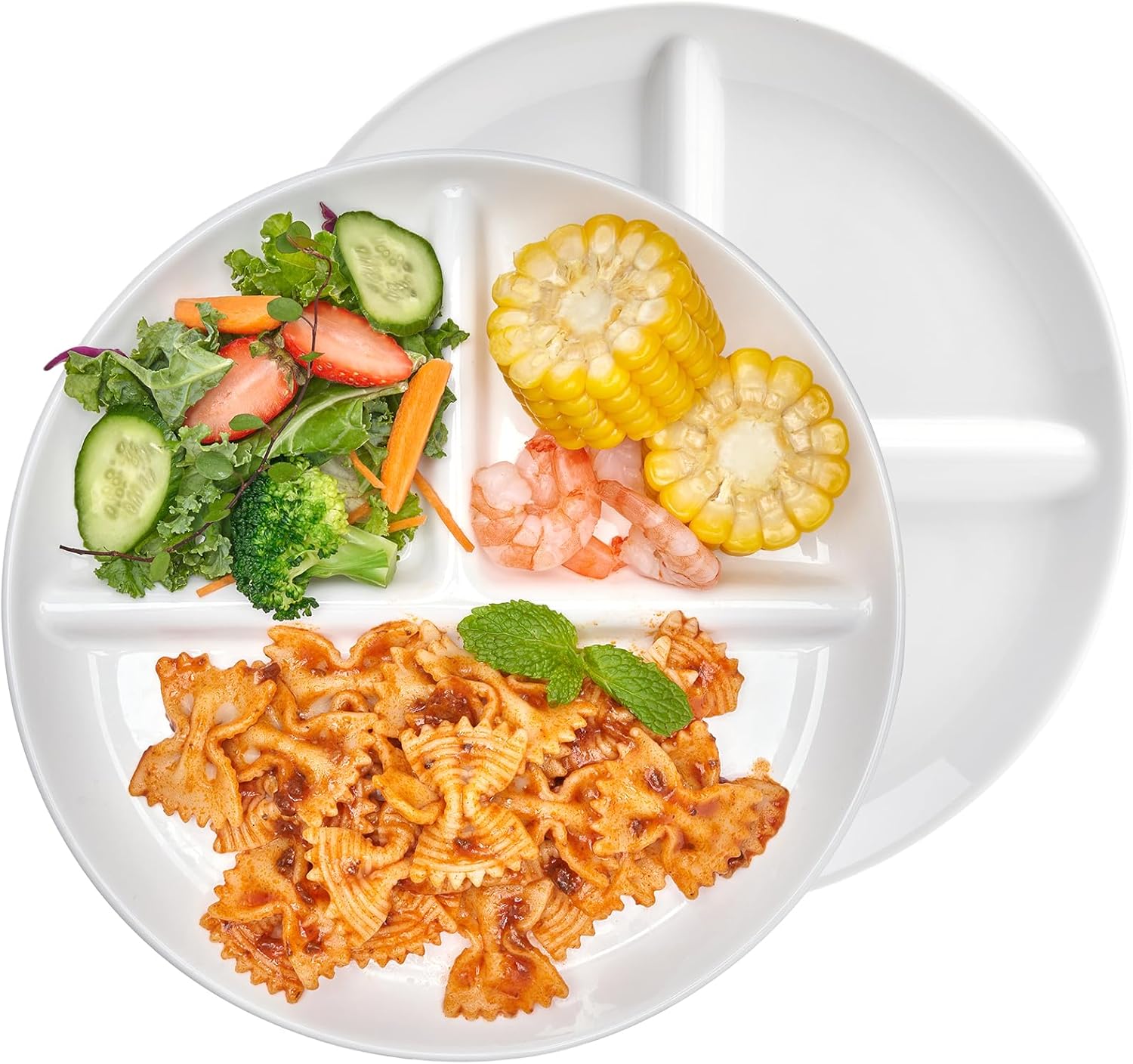 Sweese Portion Control Plates Set of 2 for Adults