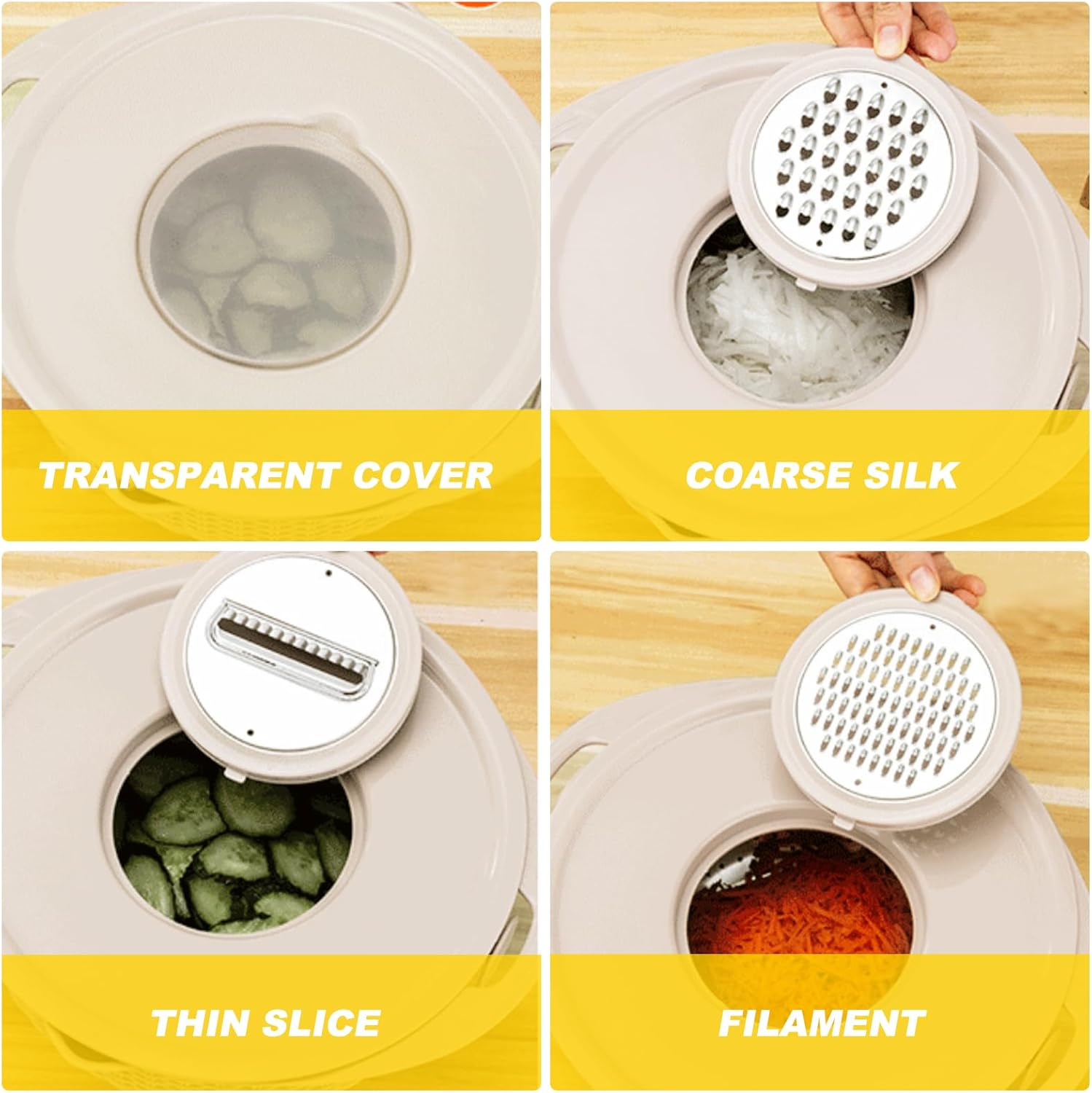 4-in-1 Stainless Steel Colander SetPerfect for Kitchen Essentials