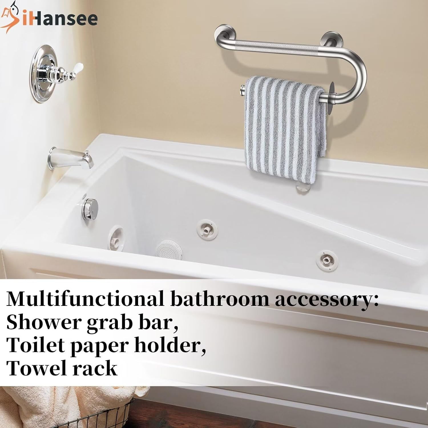 Senior-Friendly Bath Safety Bar