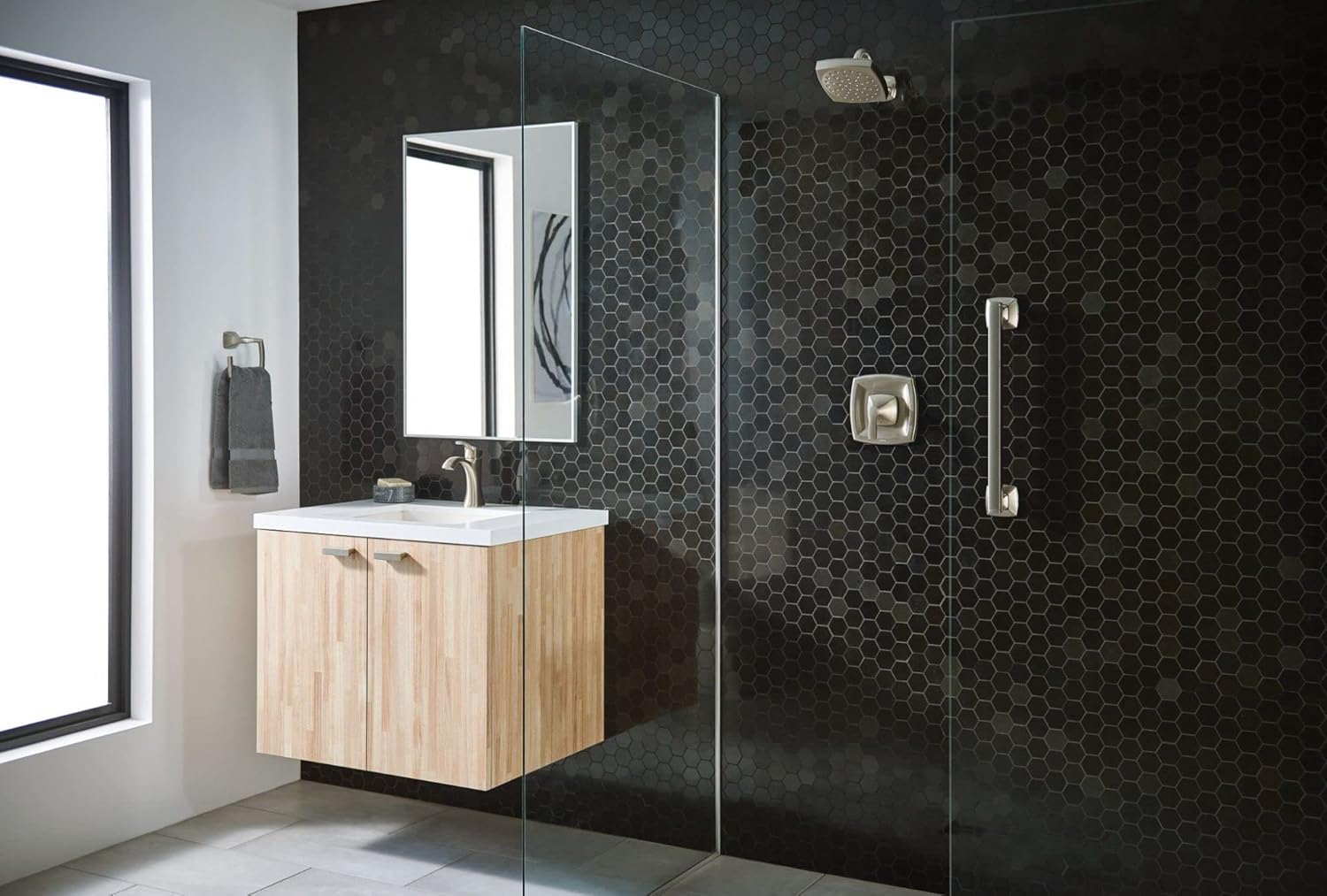 Bathroom Grab Bar Oil-Rubbed Bronze 24-Inch Stainless Steel