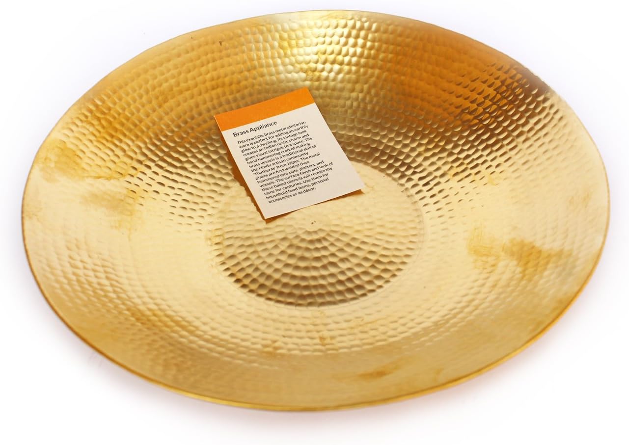 De Kulture Handmade Pure Brass Fruit Plate