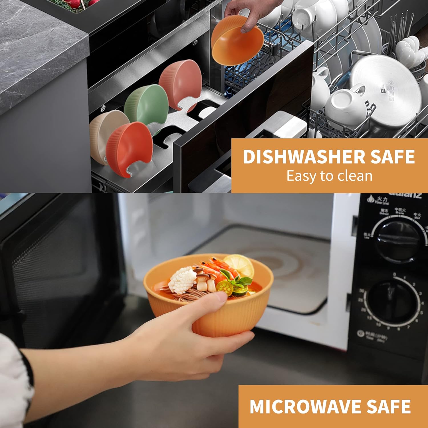 Premium Reusable Bowl Set Multi-Color