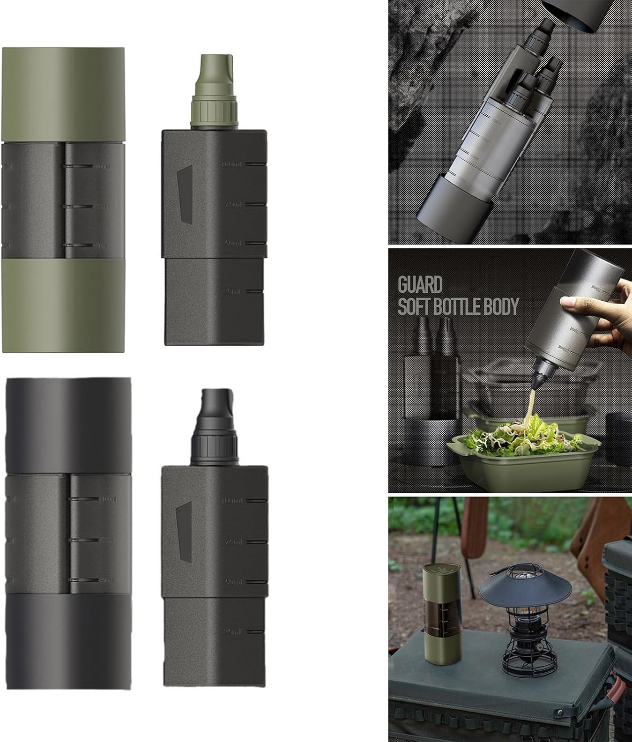 Camping BBQ Squeeze Condiment Bottle by Cyni - Outdoor Use