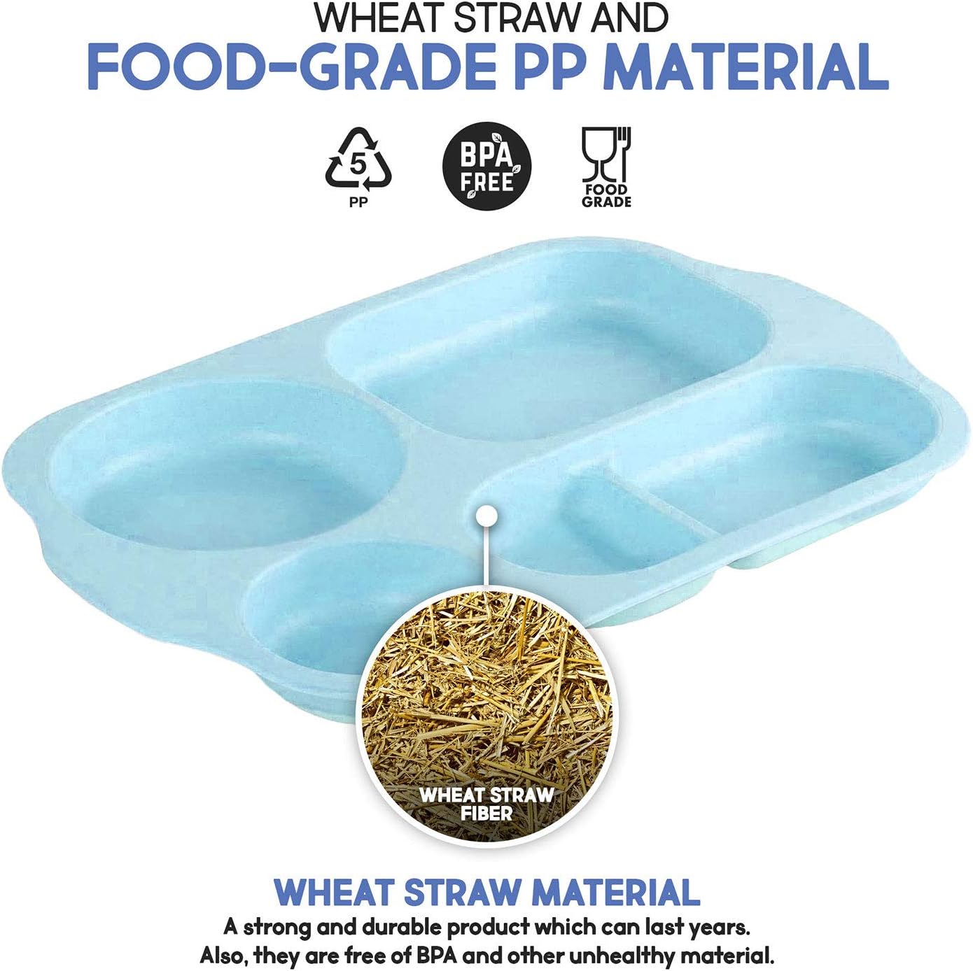 ShopWithGreen Divided Plates