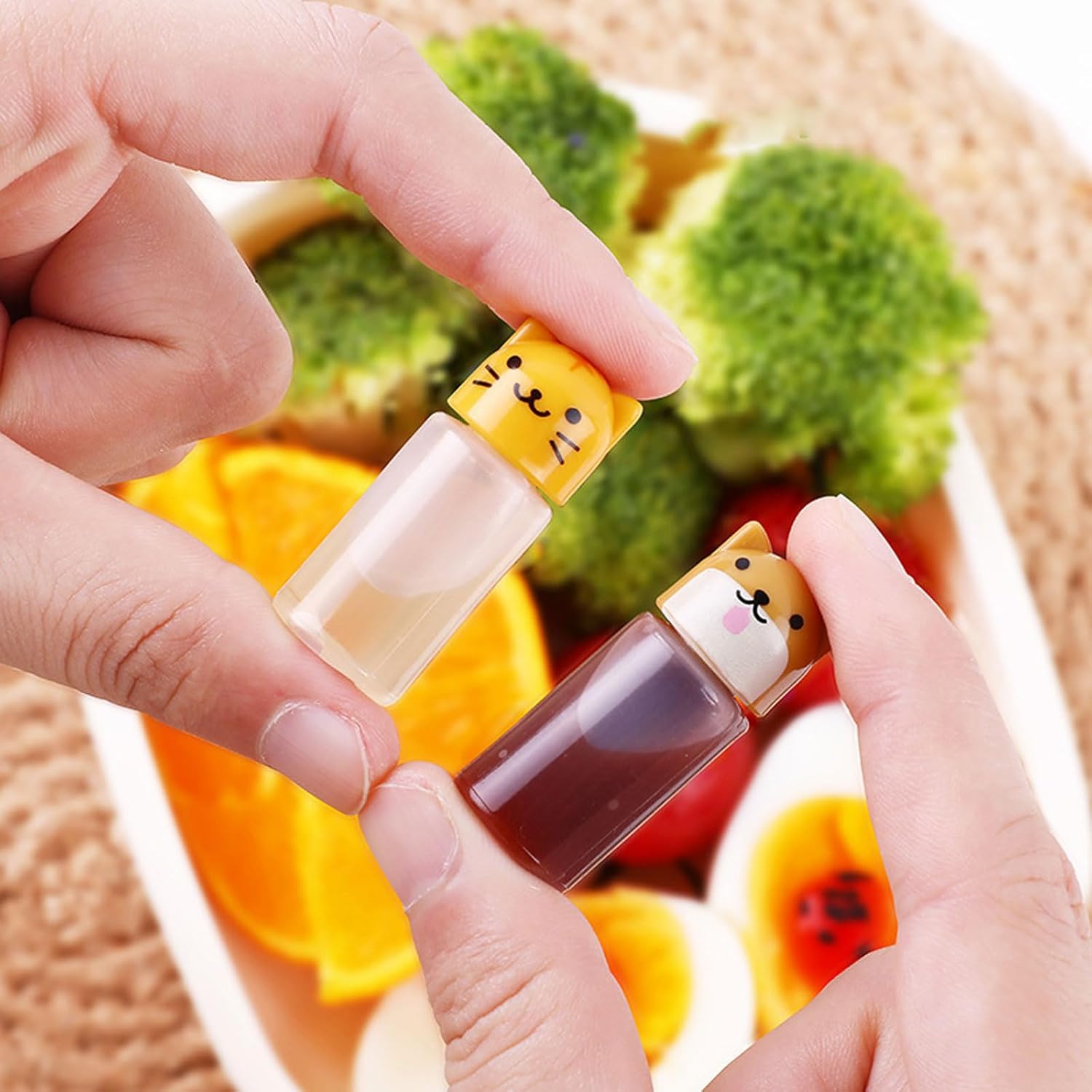 143 Pcs Animal-Themed Condiment Squeeze Bottles