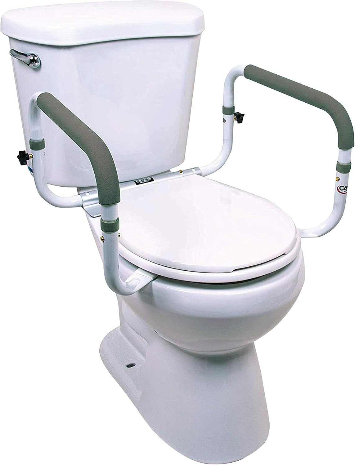 Carex Toilet Safety Frame Adjustable for Elderly Handicapped 300lbs Capacity