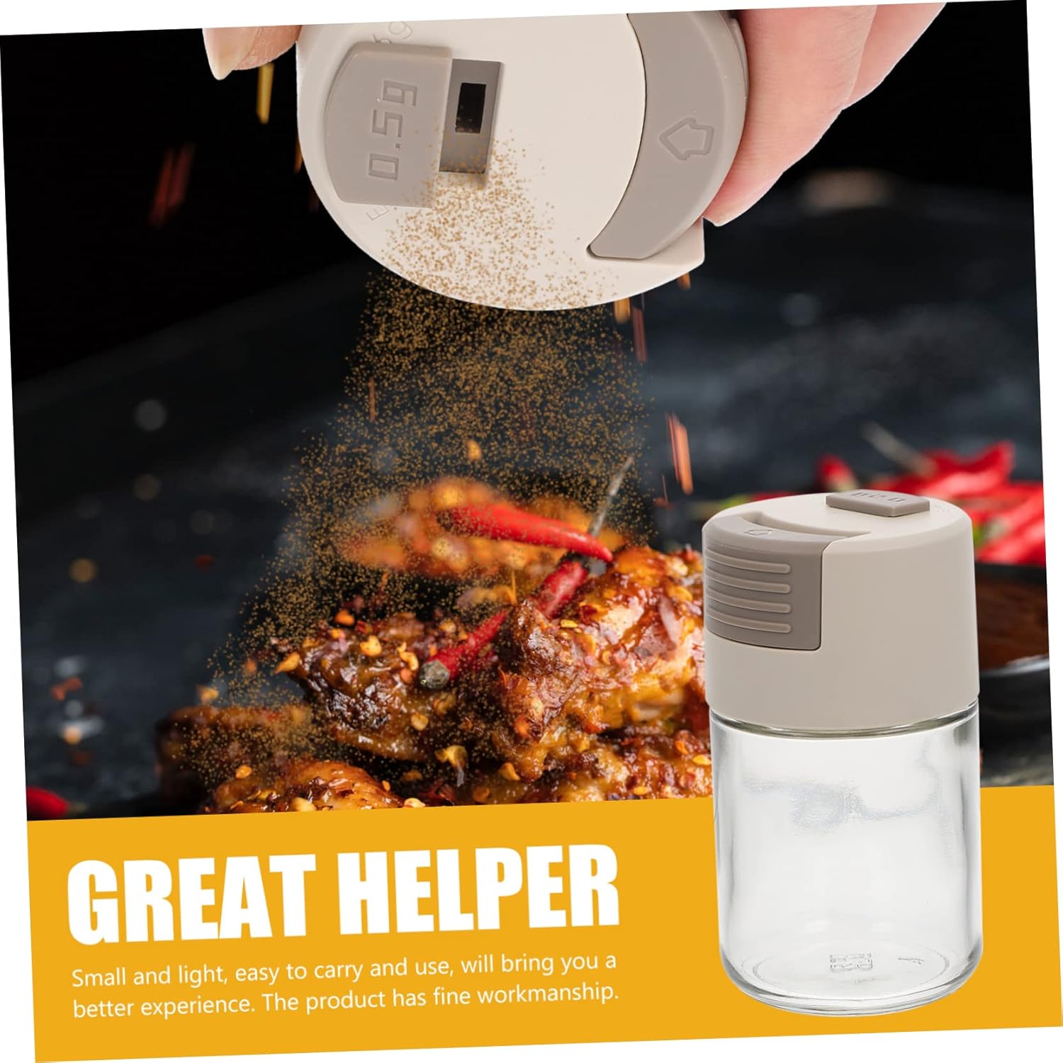 Multi-Purpose Salt Pepper Jar Set