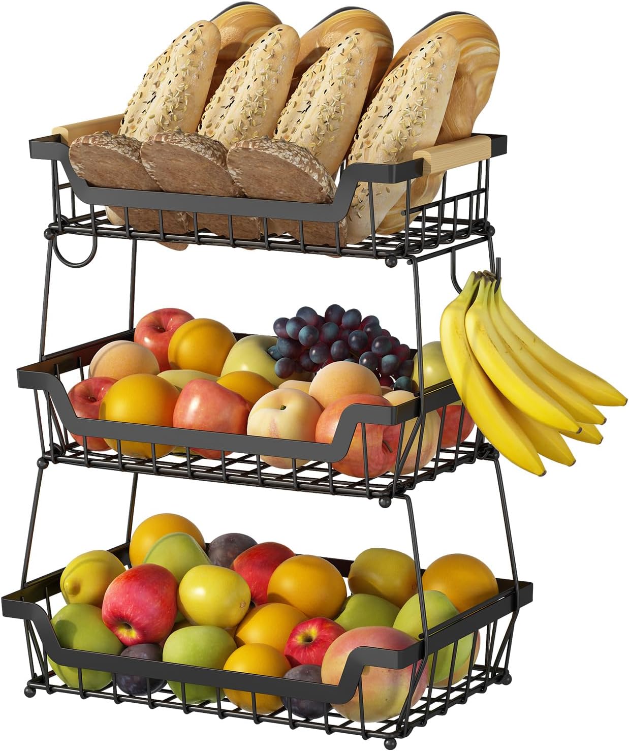 Gillas 3-Tier Countertop Fruit Basket