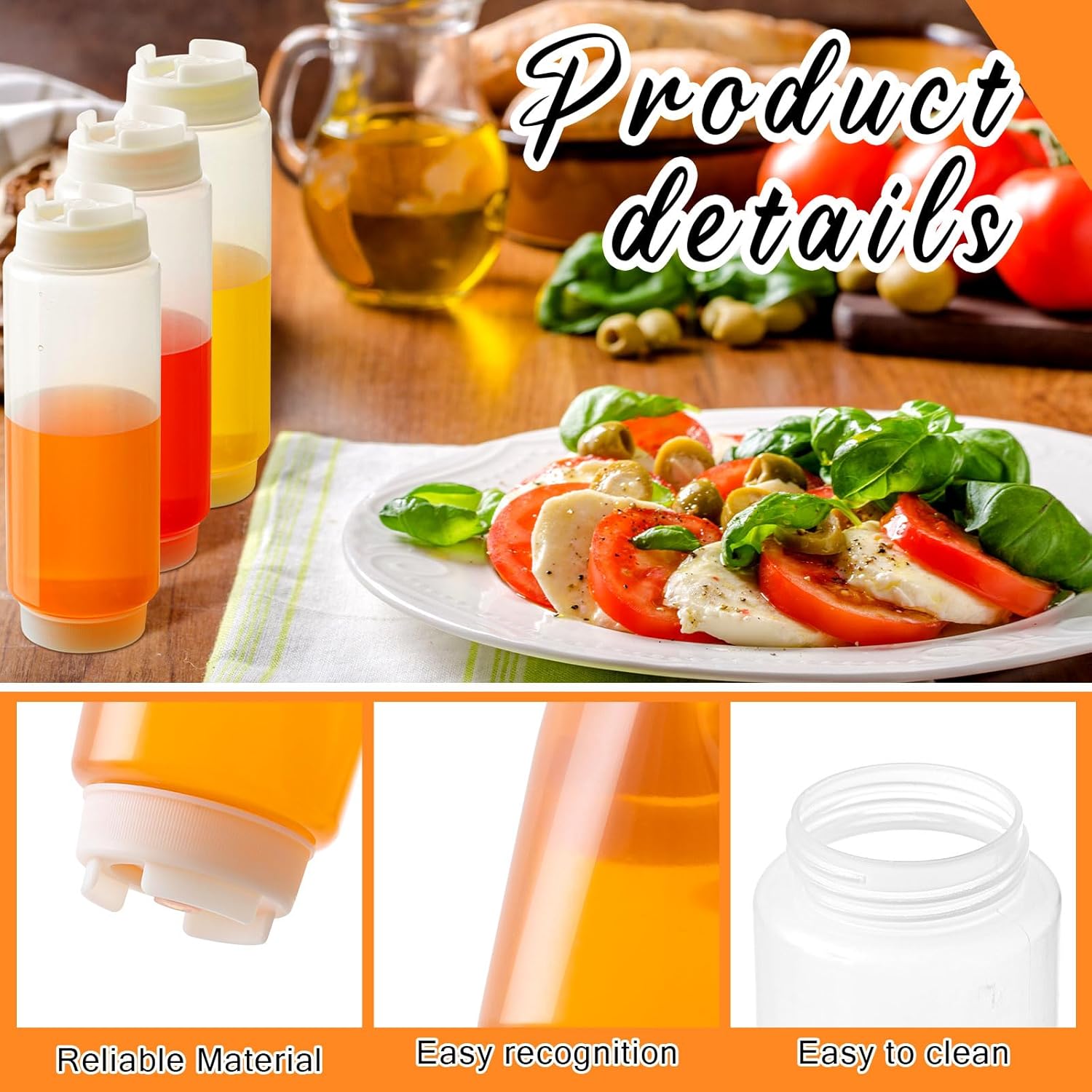8-in-1 Squeeze Bottle Set