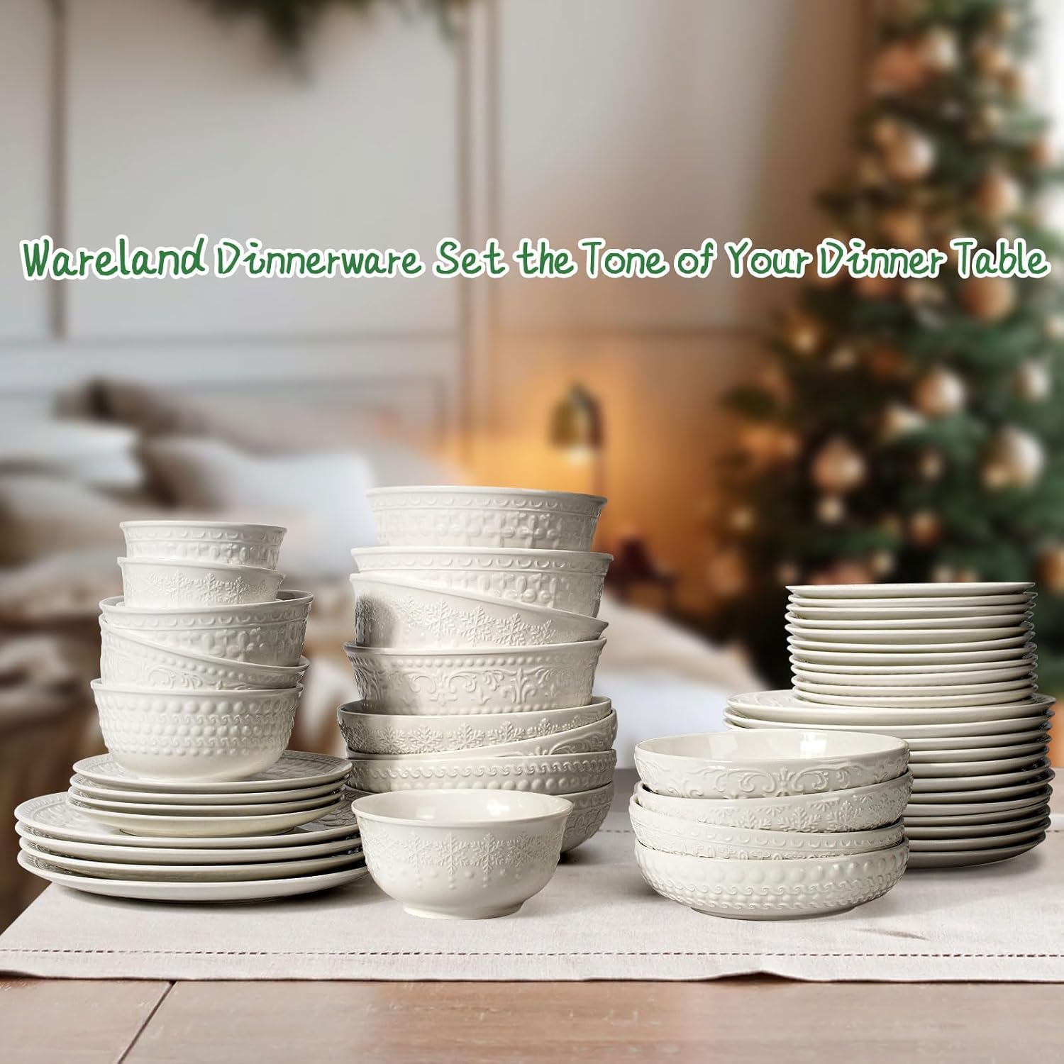 Elegant White Ceramic Salad Plates