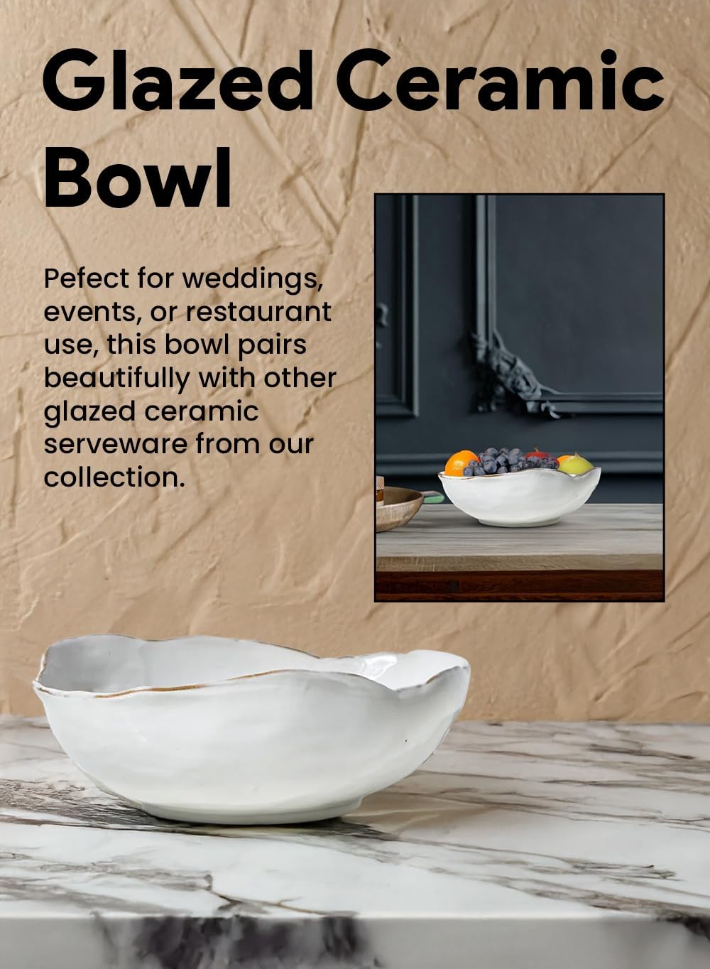 Elegant Fruit Bowl Set forWeddings