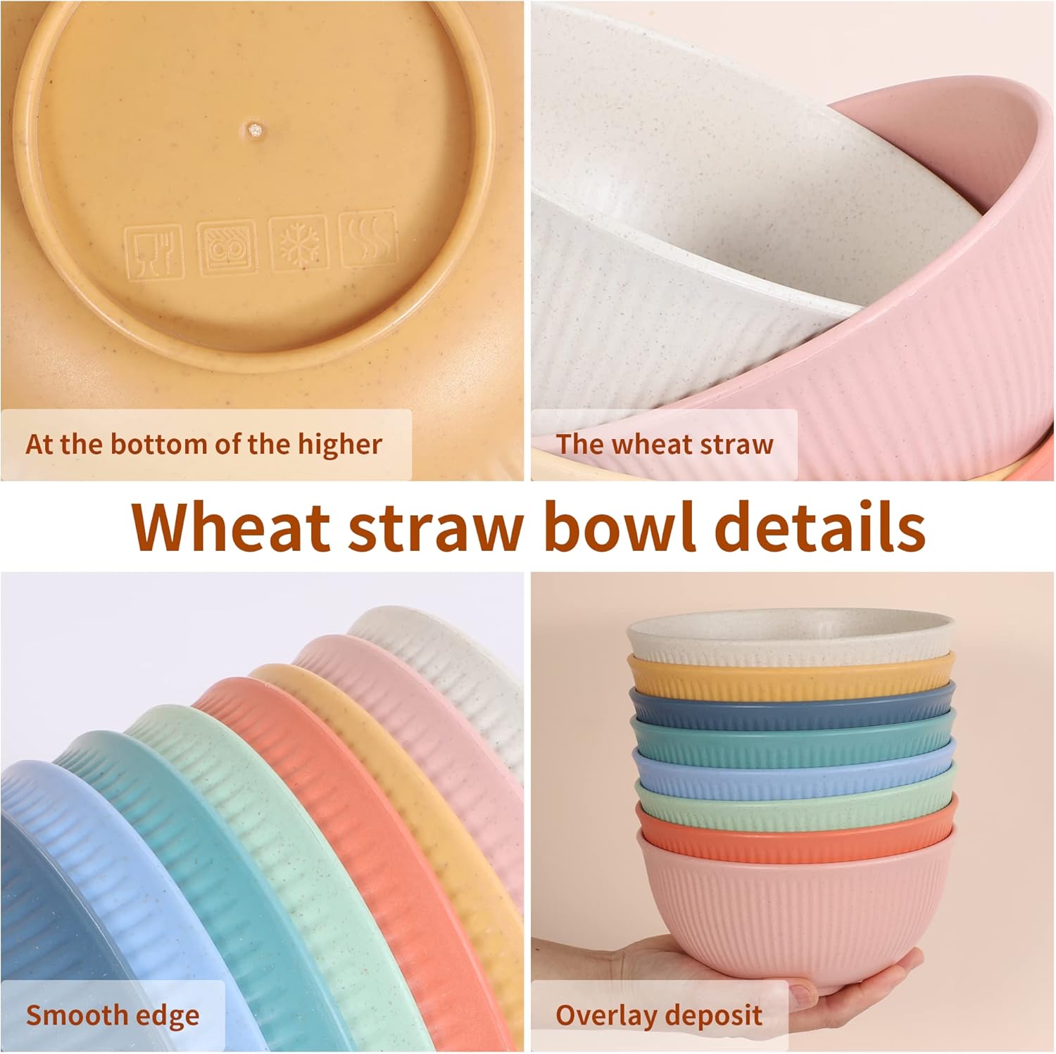 Premium Reusable Bowl Set Multi-Color