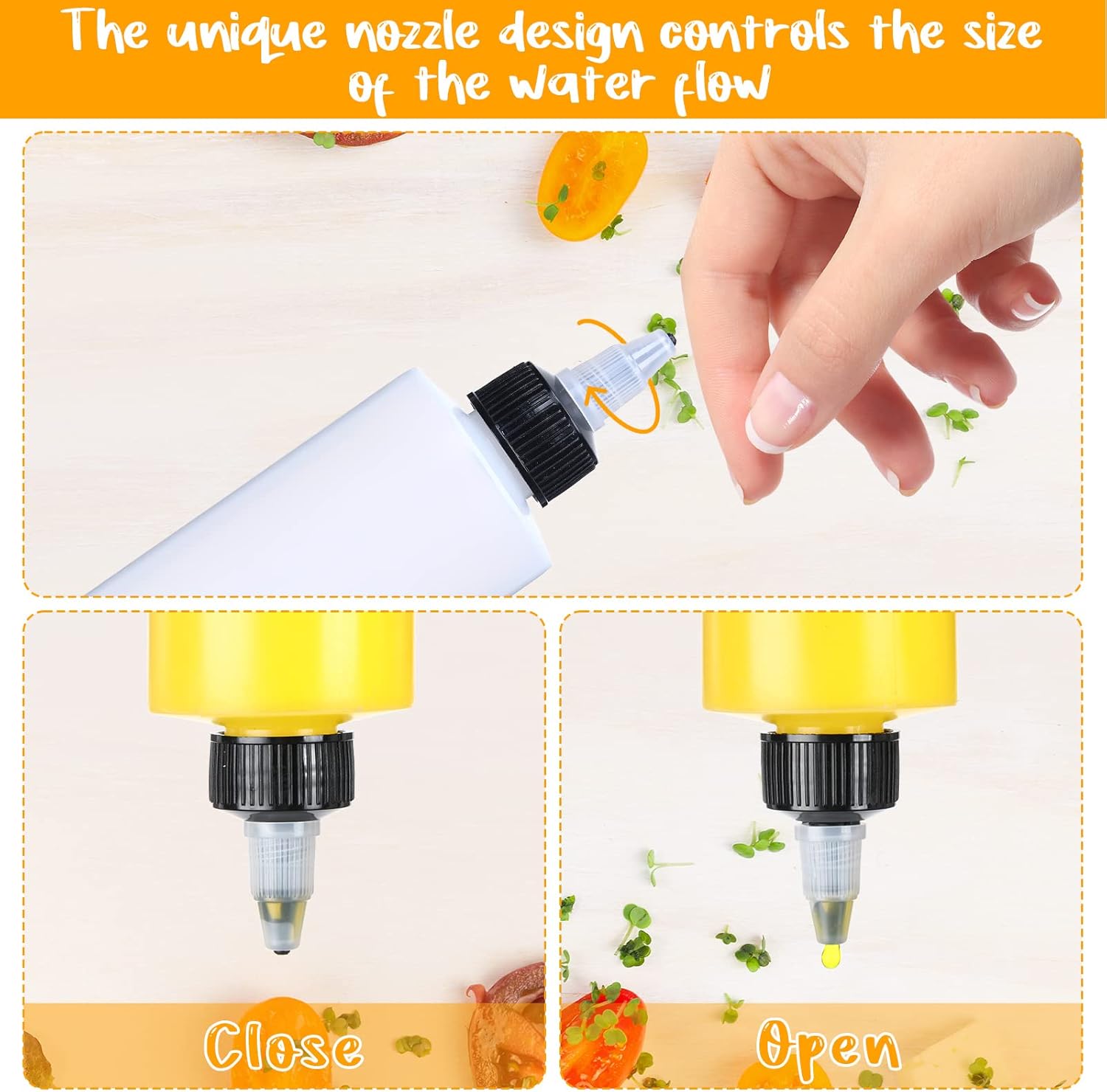 50-Pack Squeeze Bottles