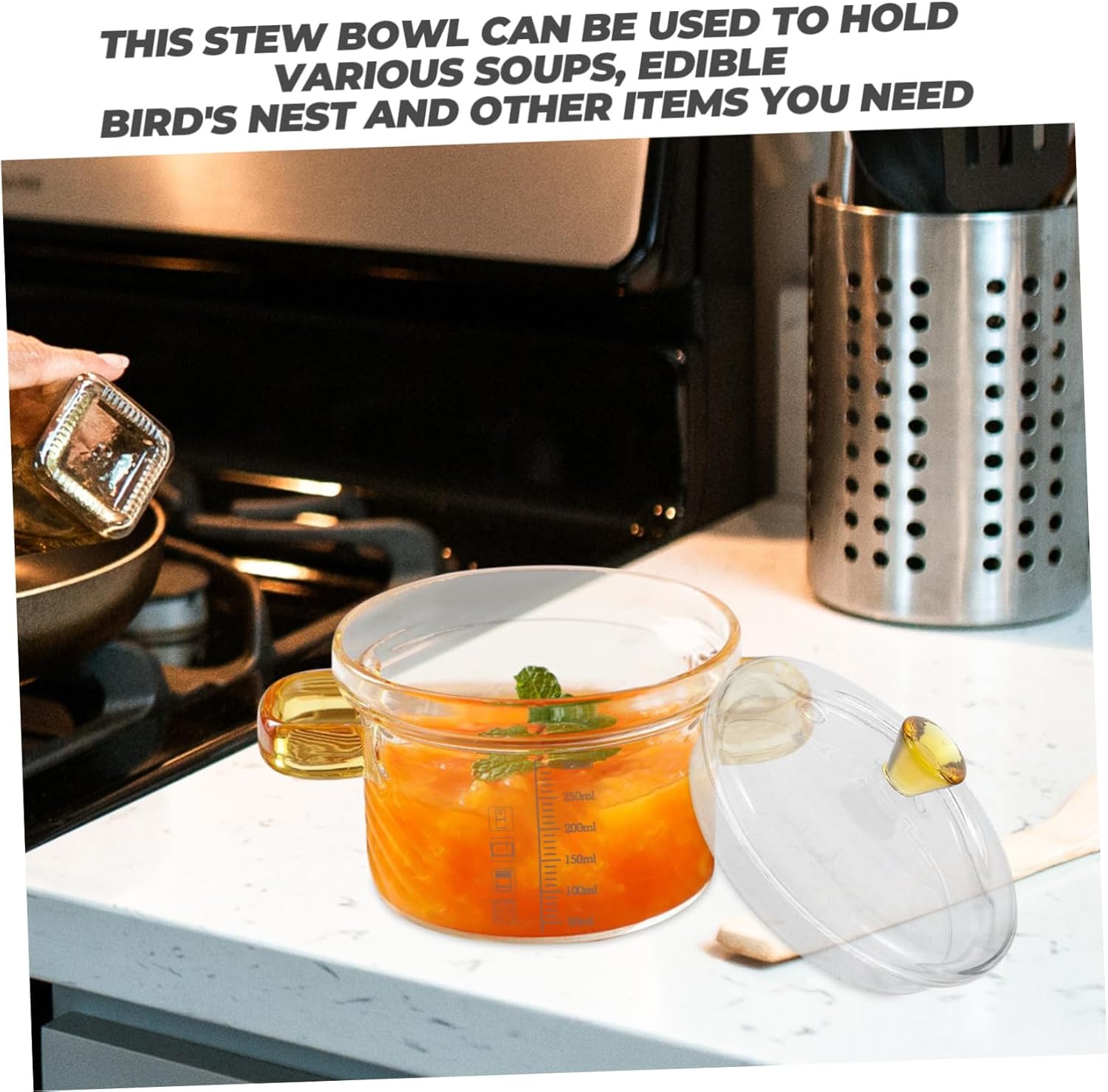 PrettyZoom Glass Steaming Bowl