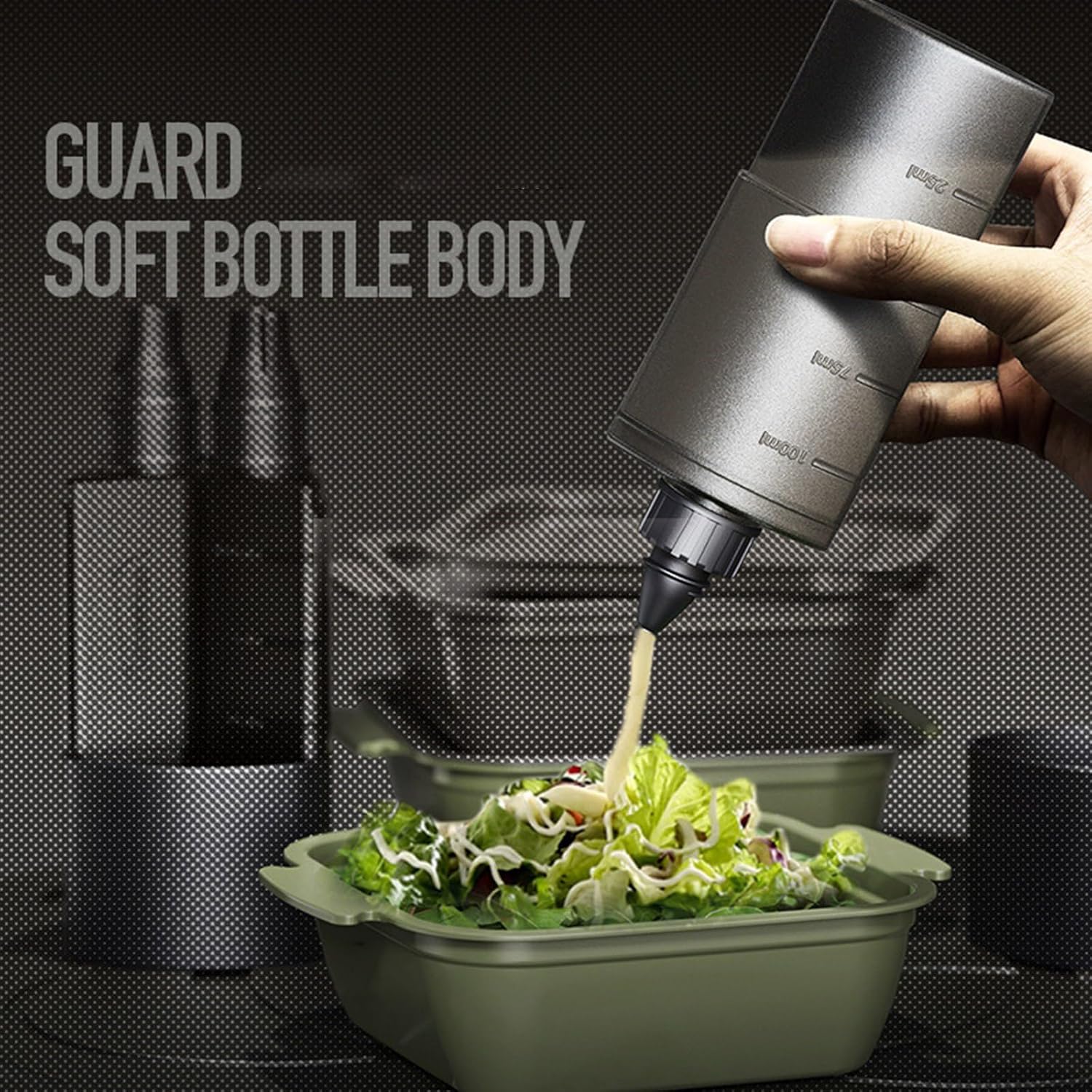 Camping BBQ Squeeze Condiment Bottle by Cyni - Outdoor Use