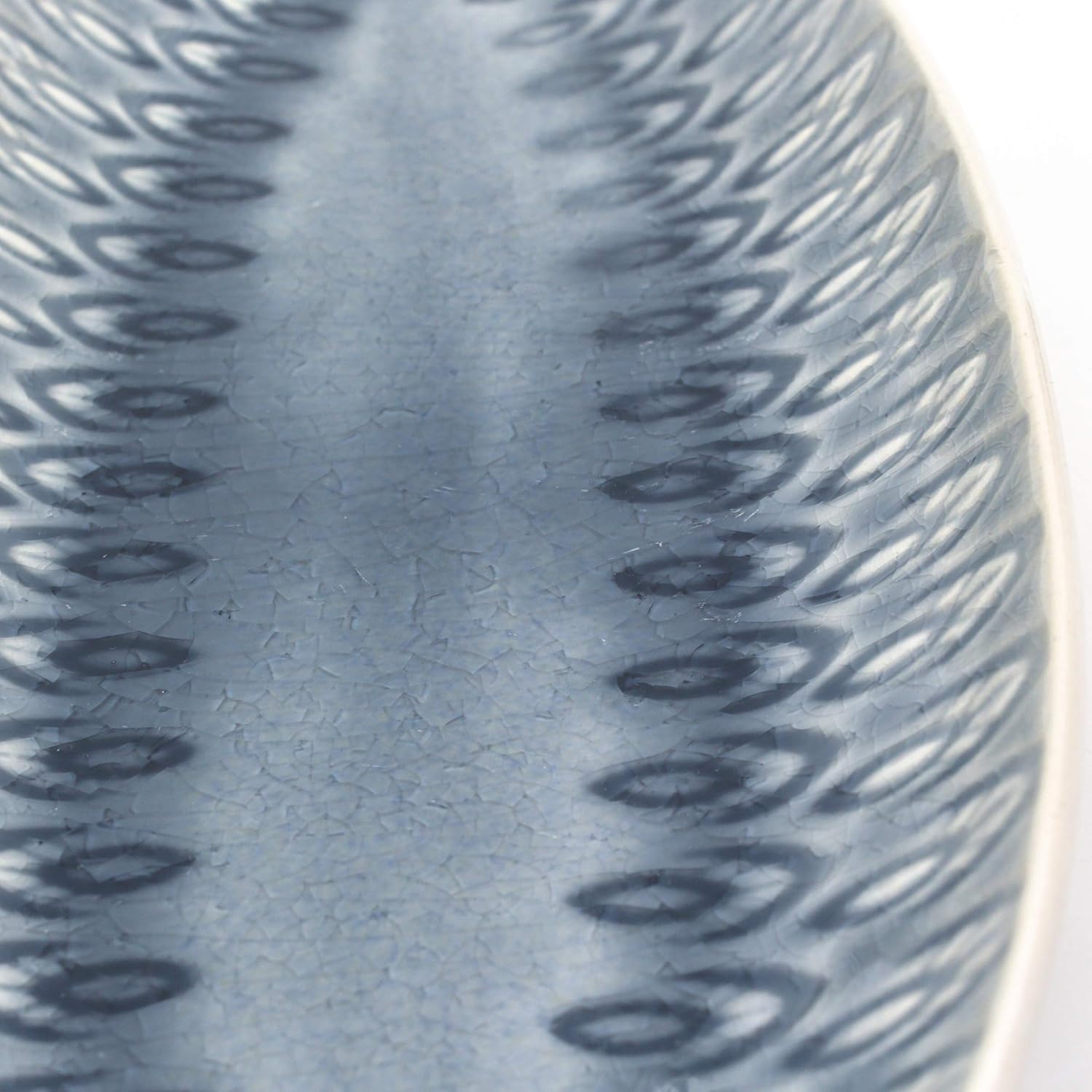 Stunning Crackle Glaze Serving Platter