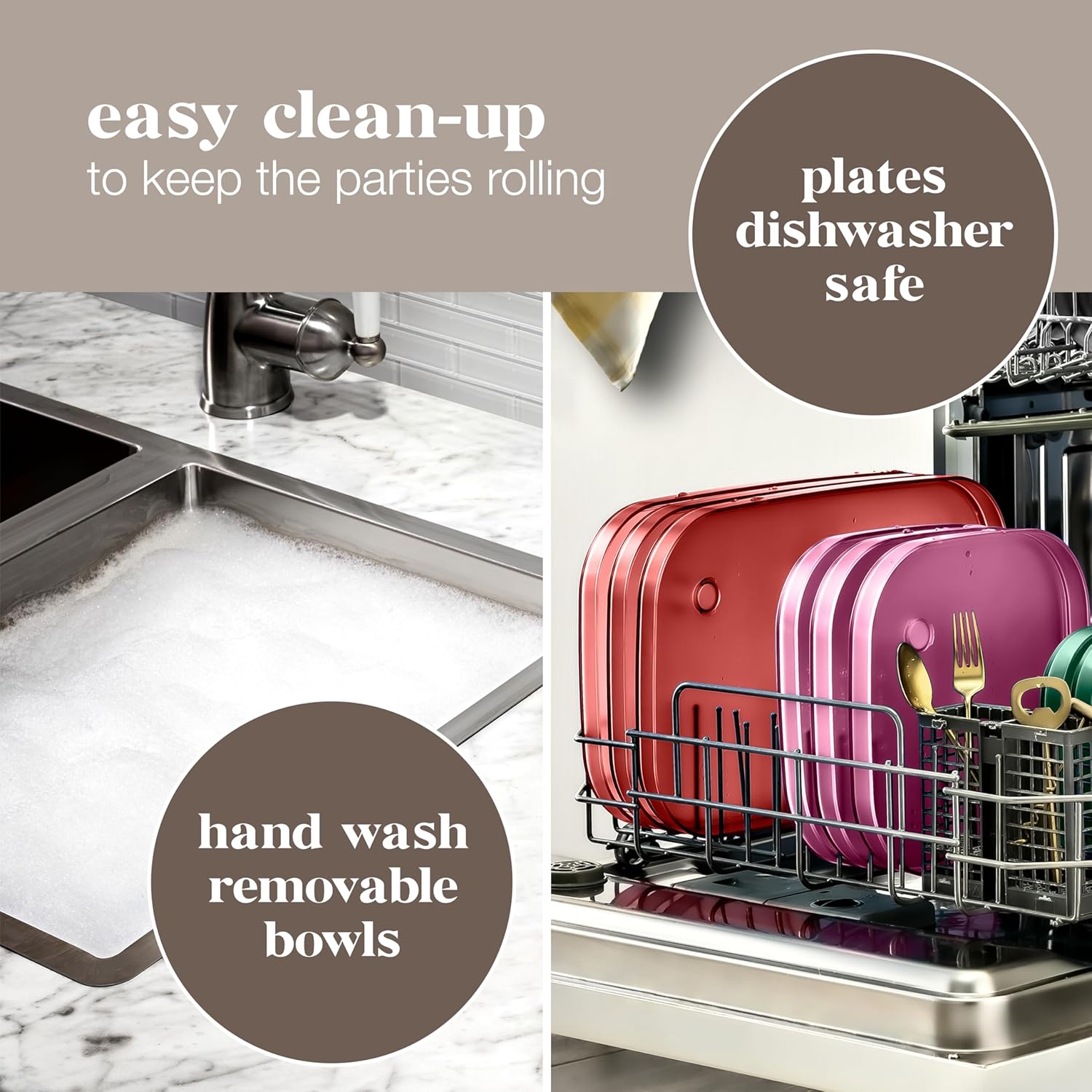 DessertCandy Serving Tray with Multipurpose Bowl