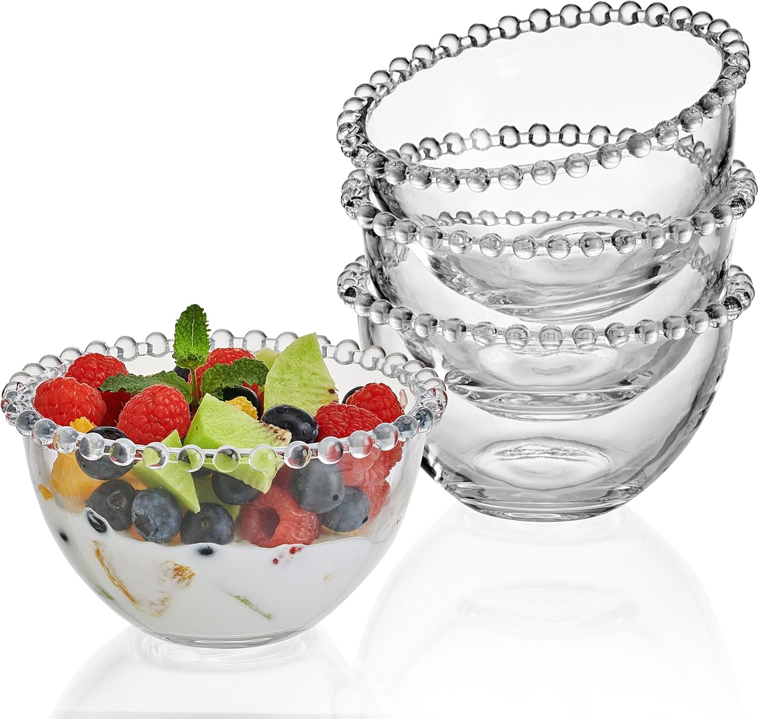 Beaded Glass Bowl Set