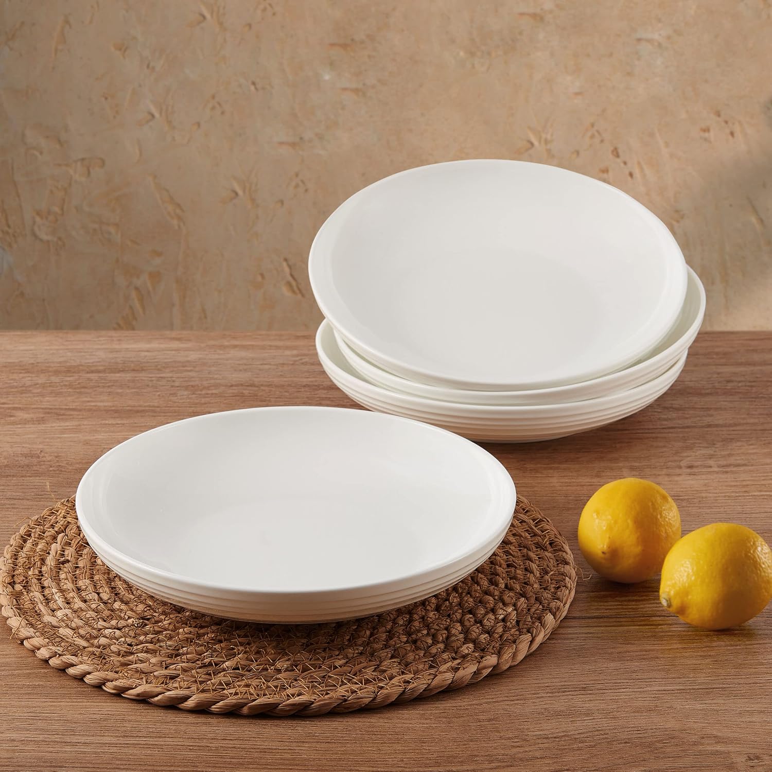 Mikasa Ciara Bone China Pasta Bowls Set of 4