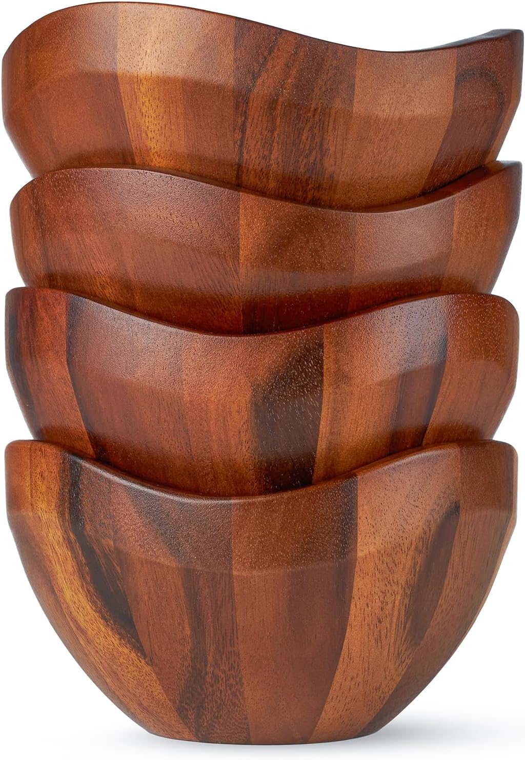 Nambe Acacia Wood Bowl Set for Dinner
