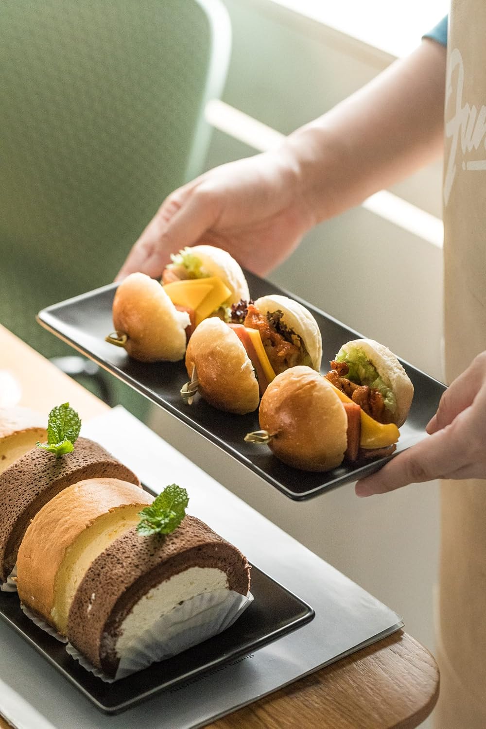 Gomakren Black Serving Platter Set