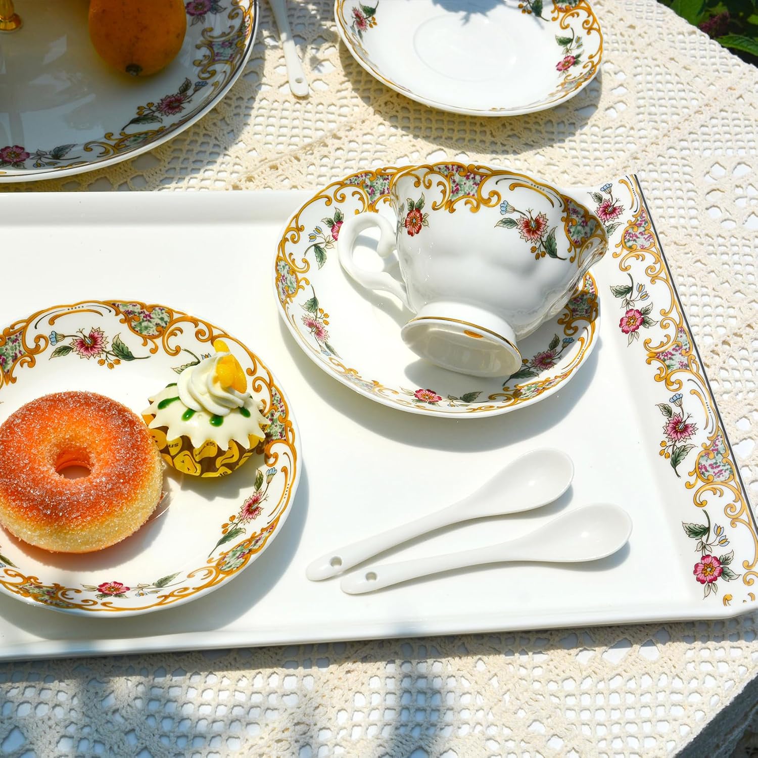 Luxury Bone China Elegant 14 Serving Tray