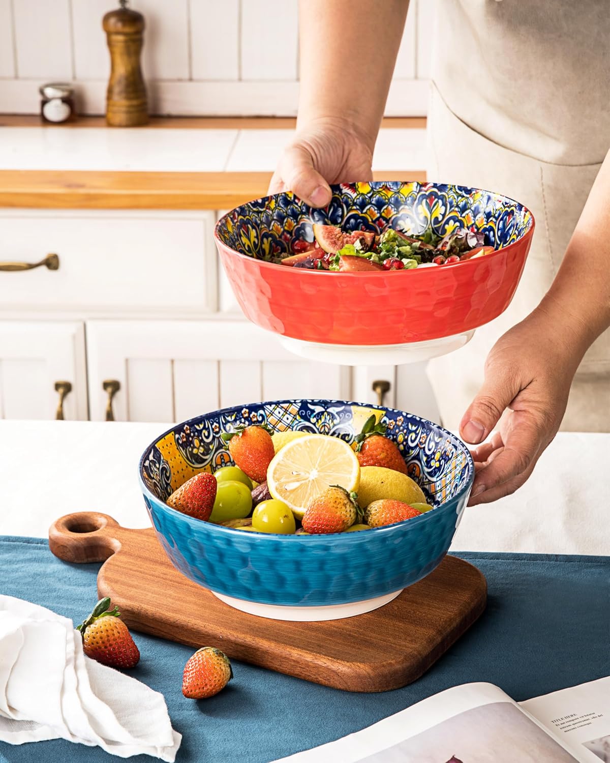 Vibrant Design Salad Bowl Sets