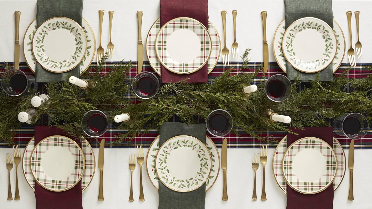 Lenox Holiday 12-Piece Plate and Bowl Set