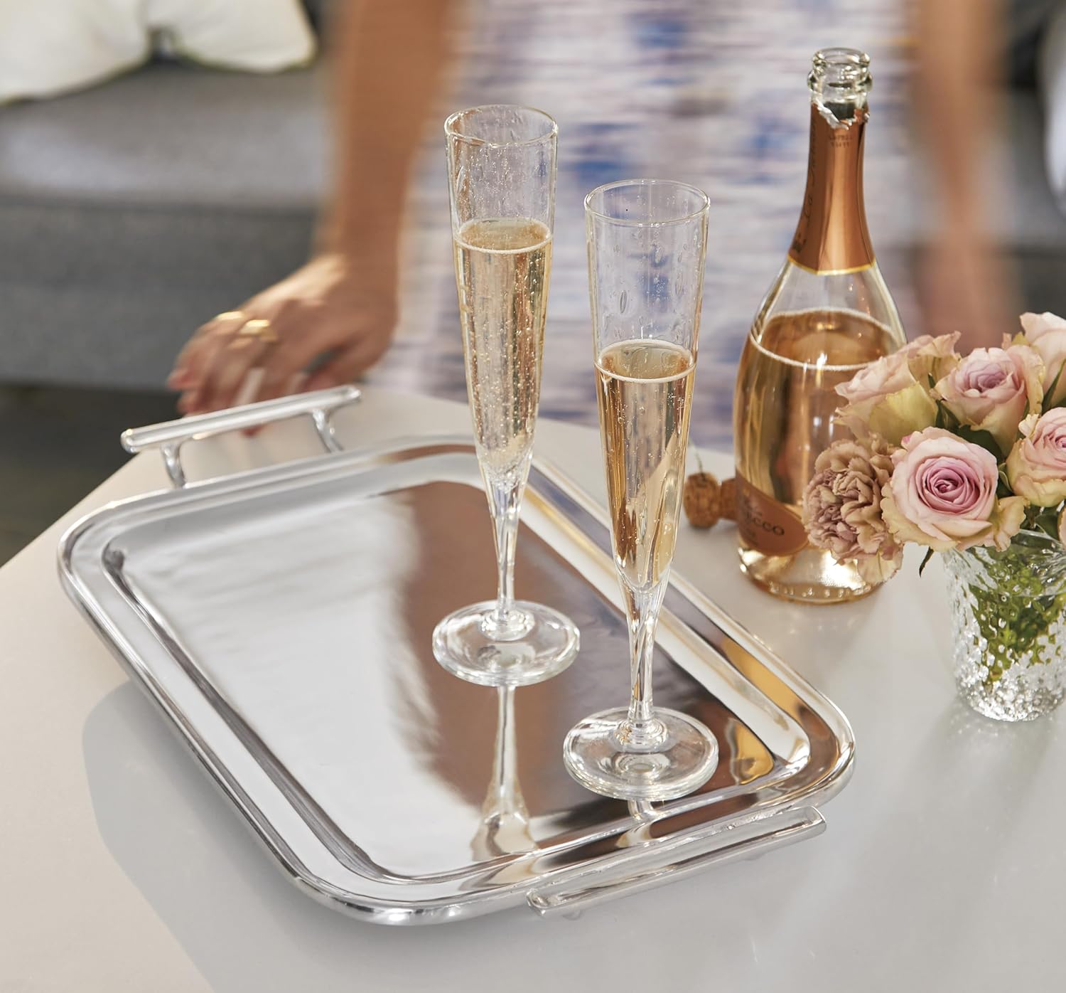 Mariposas signature service tray - Handcrafted elegance perfect for any occasion