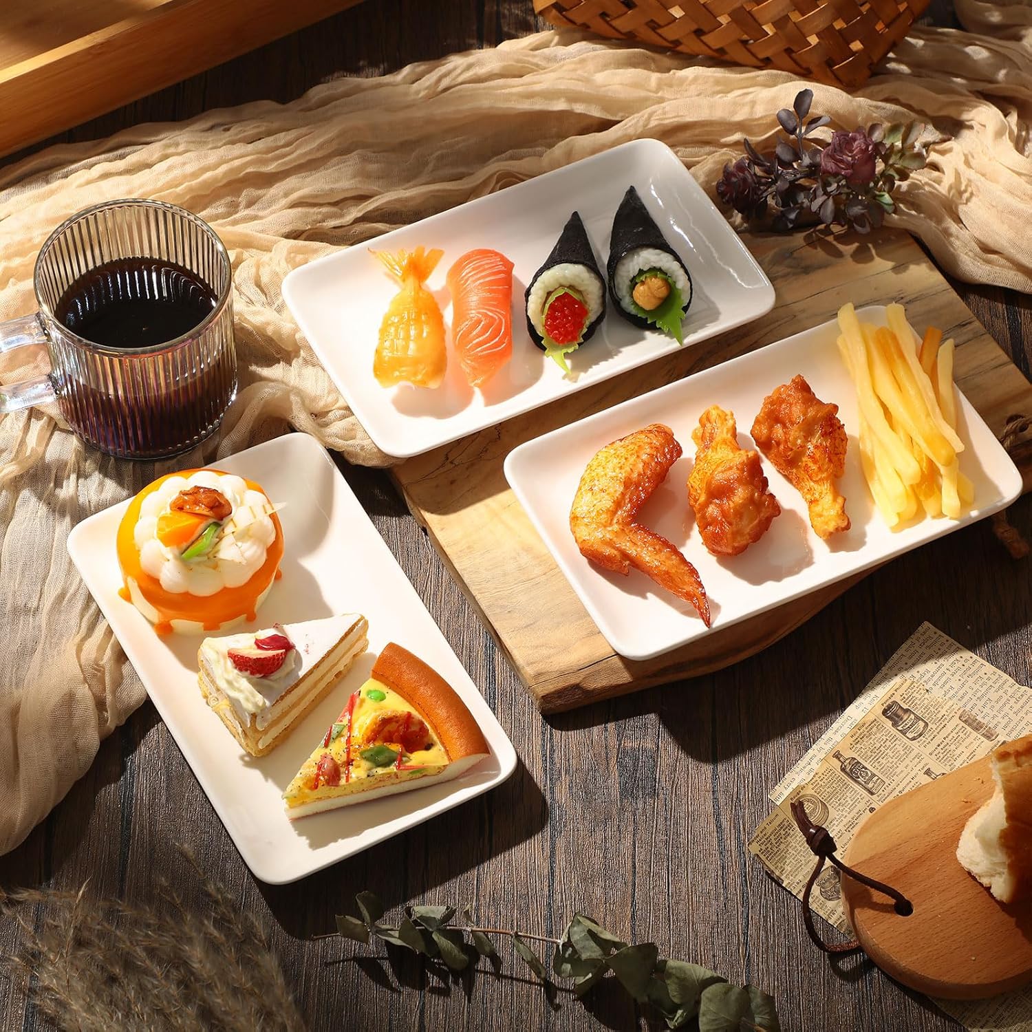 16-Piece Salad Plate Set