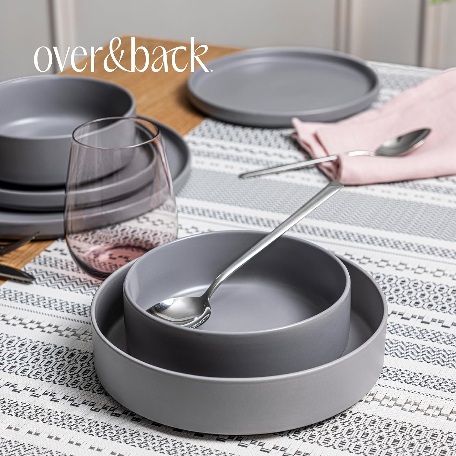 OverBac Stackable Dinner Bowl Set